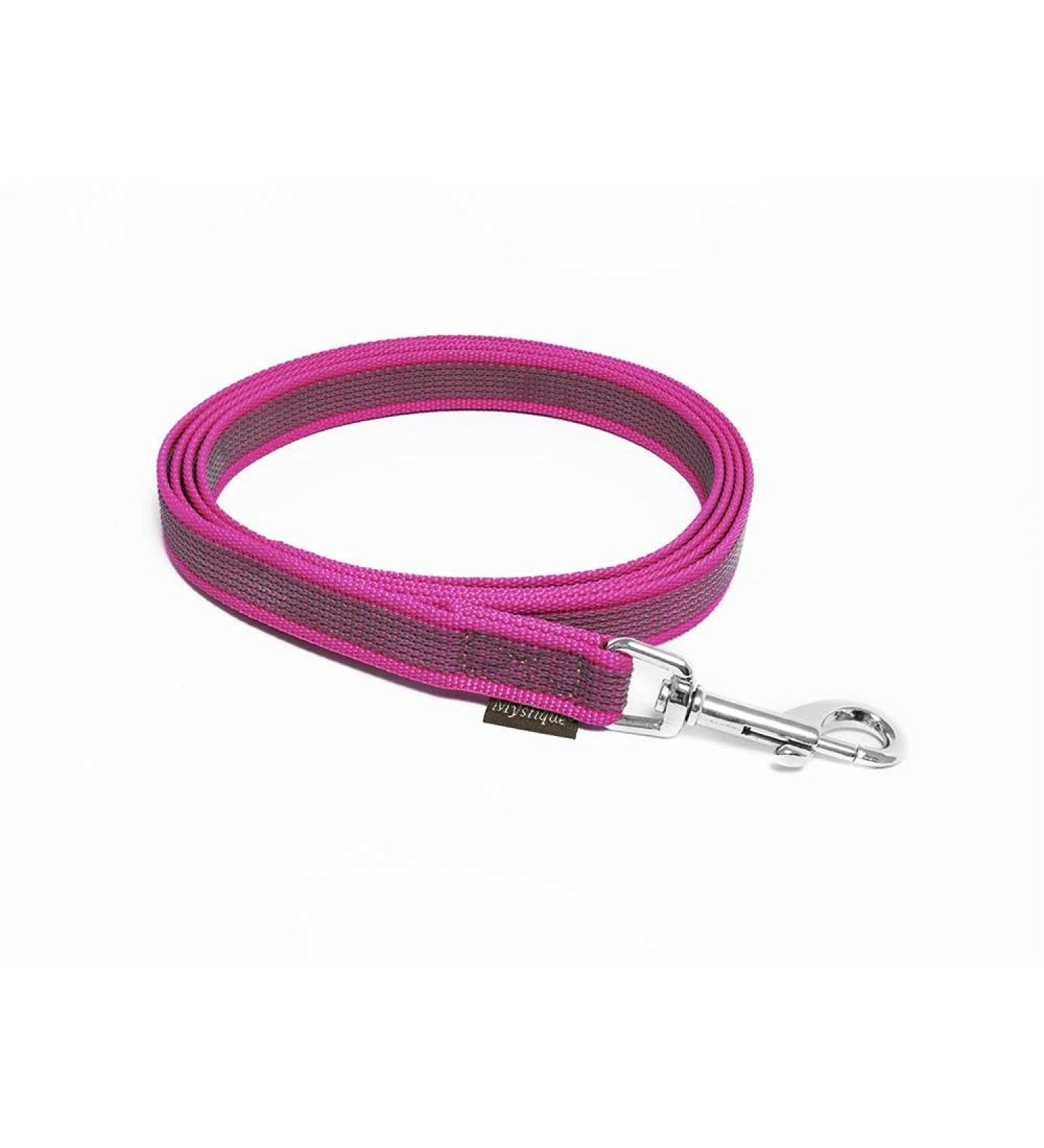 Mystique Rubberized Leash 20mm with Hand Loop Standard Carabiner Purple 3m 3m purple