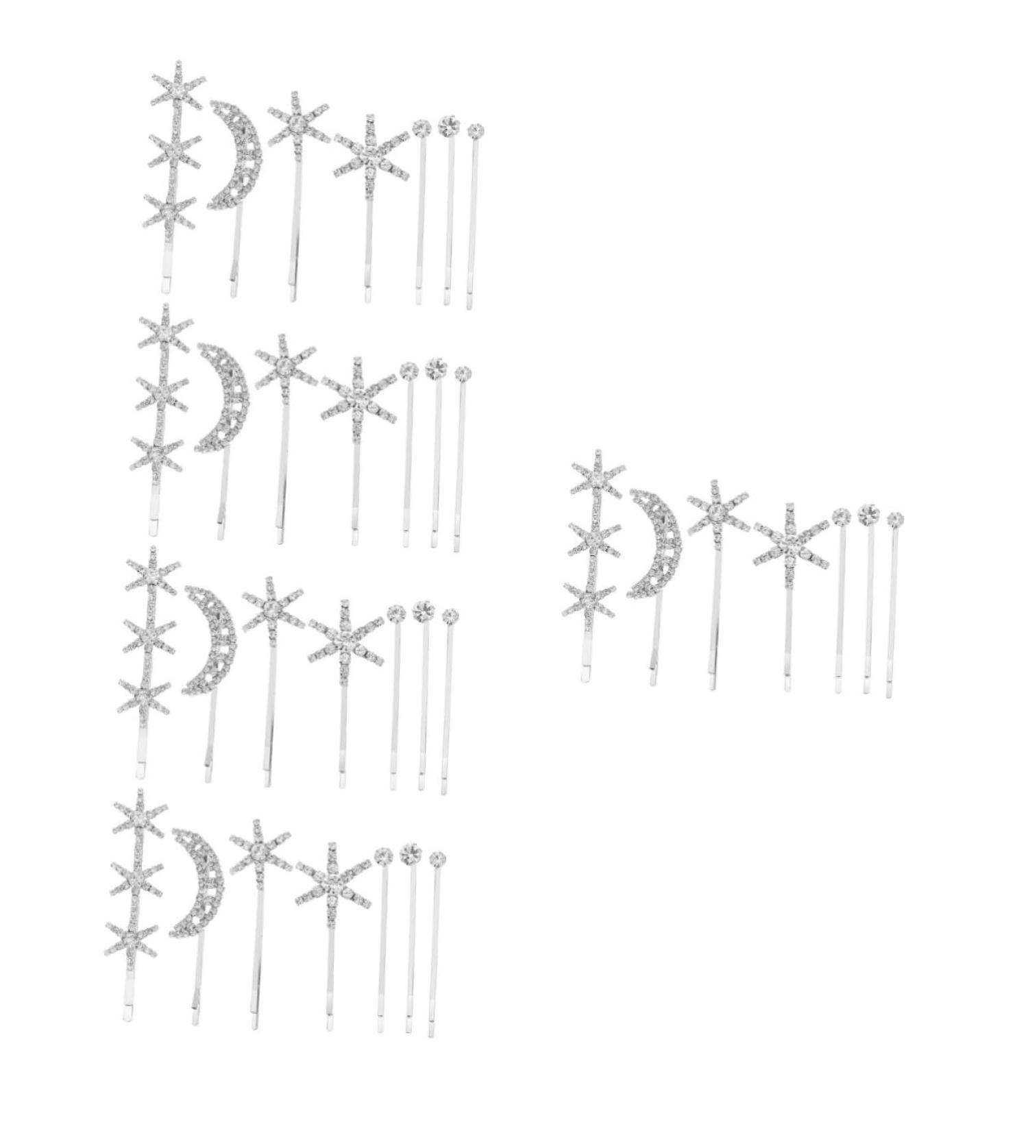 Angoily 5 Sets Fringe Bobby Pin Womens Barrettes for Hair Womens Hair Clips Hair Barrettes for Women Hair Clips for Women Girls Hair Barrettes Star Hair Clip Issue Card Rhinestone The Side - Buy Online on GoSupps.com