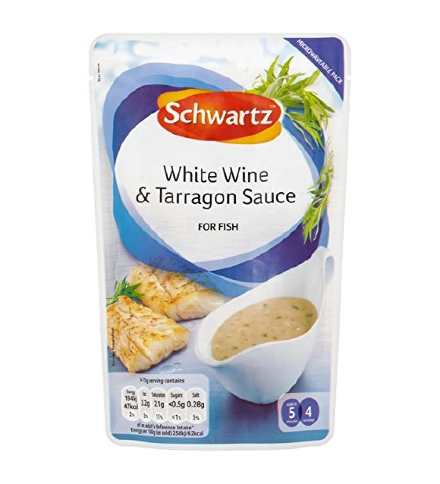 Schwartz White wine & Tarragon sauce for fish 300g Pack of 2