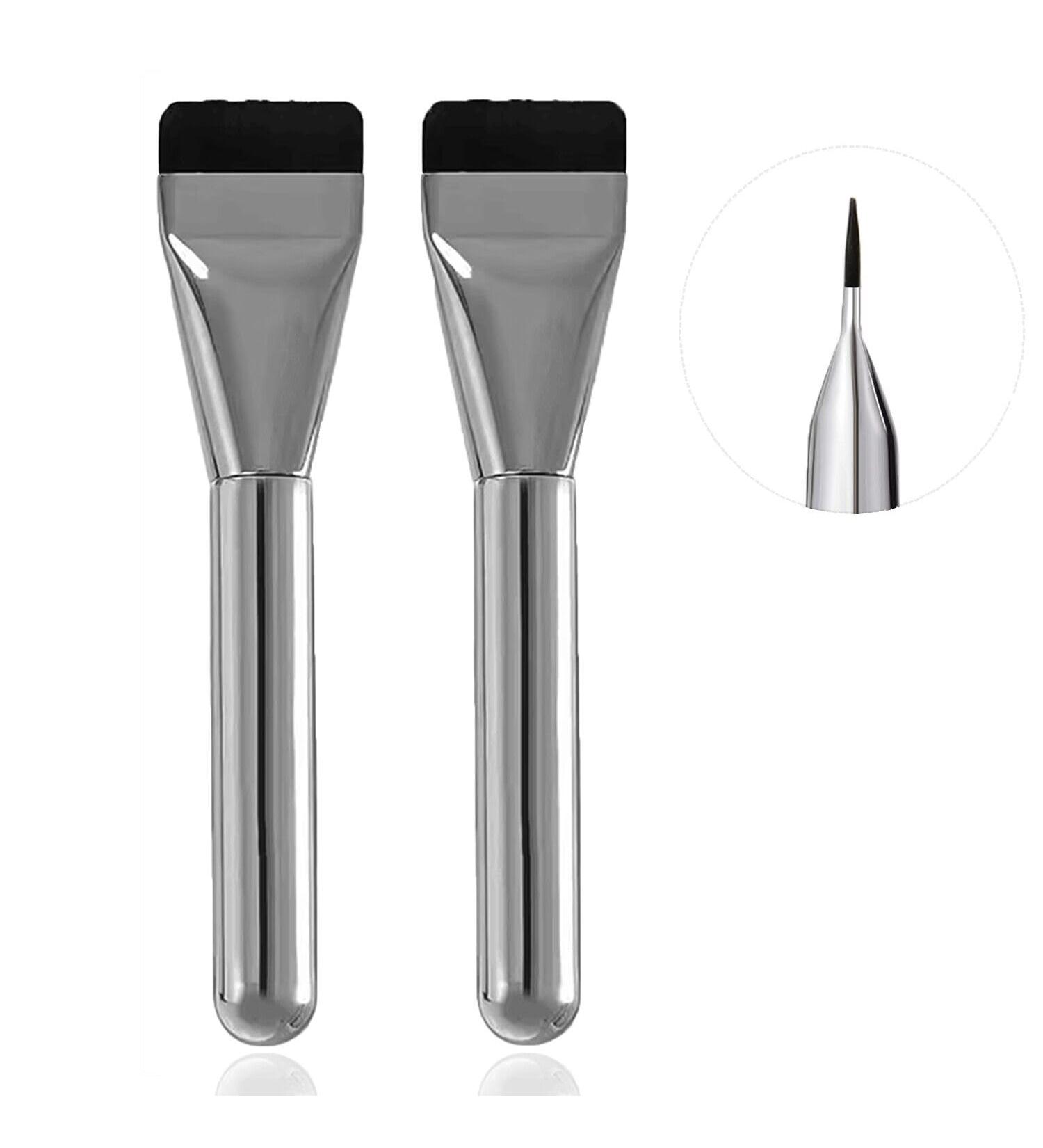 Premium Flat Foundation Brush Set - Angled Liquid Makeup Brushes for Cream & Concealer - Best for Flawless Application - Buy Online on GoSupps.com