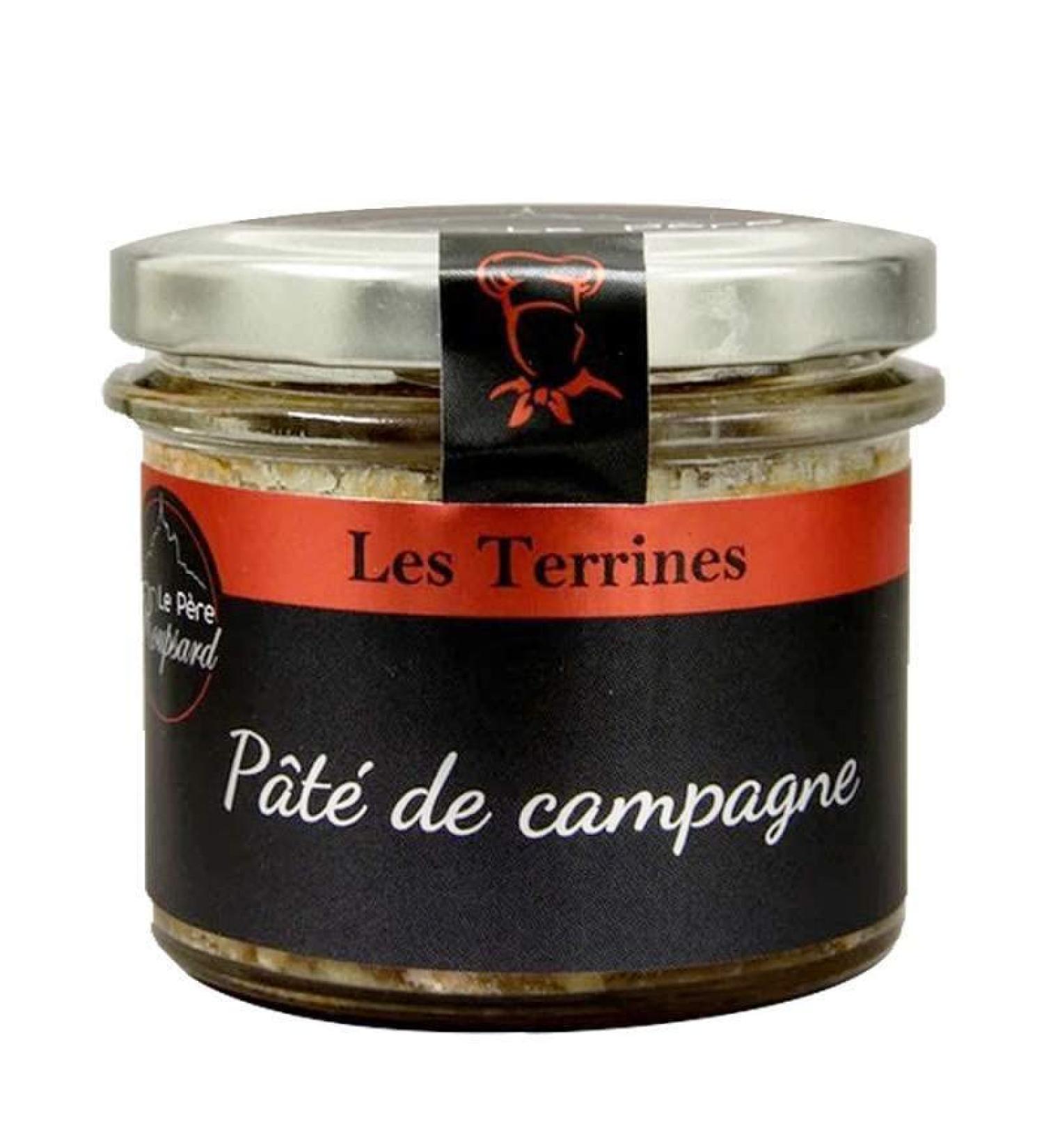 Père Roupsard - Country pâté aux pommes et foie gras 180g - Produits-Normandie