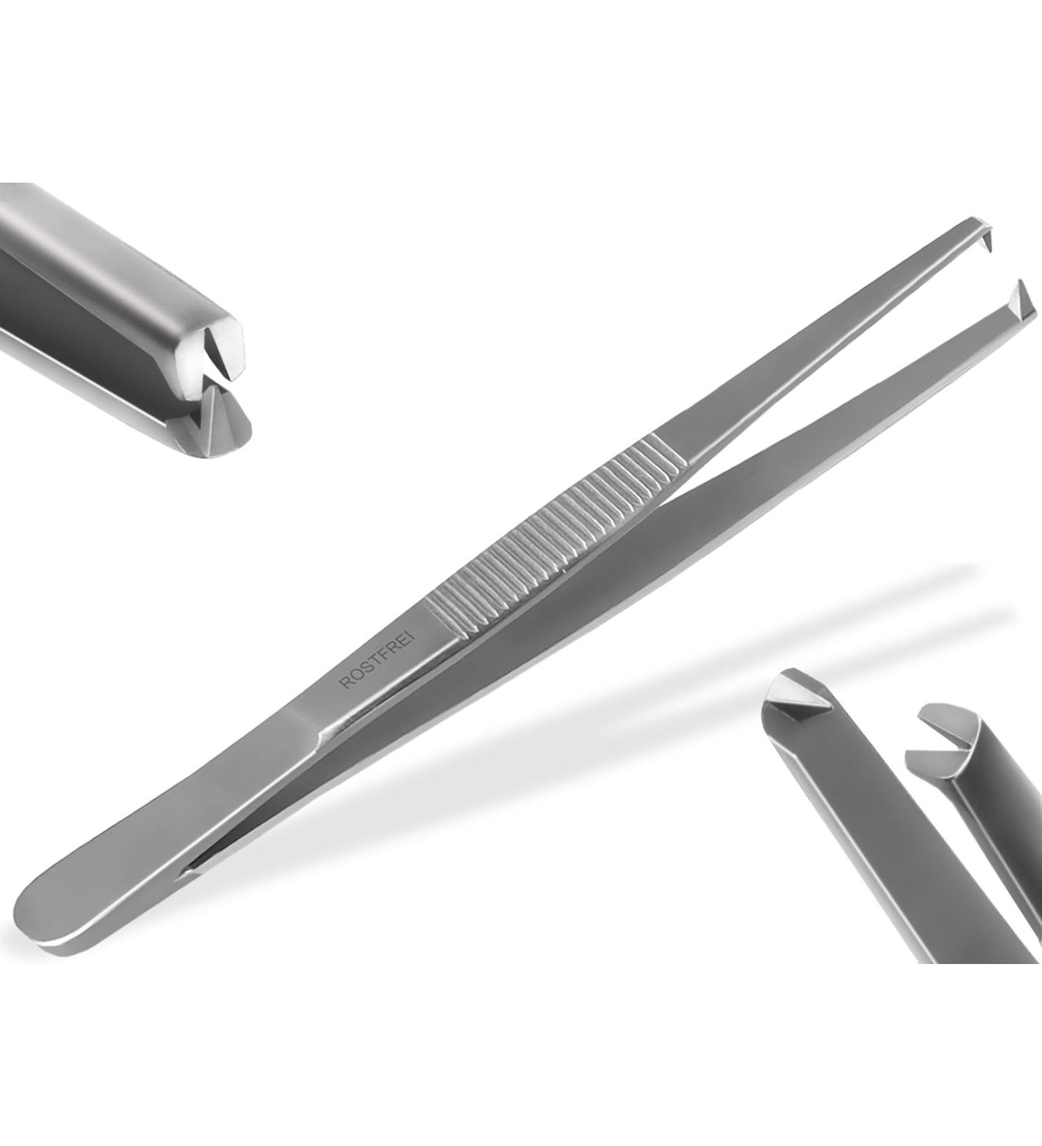 Professional Straight Tweezers 10.5 cm to 60 cm - Internal Teeth NEW 11.5 cm | International Shipping Available - Buy Online on GoSupps.com