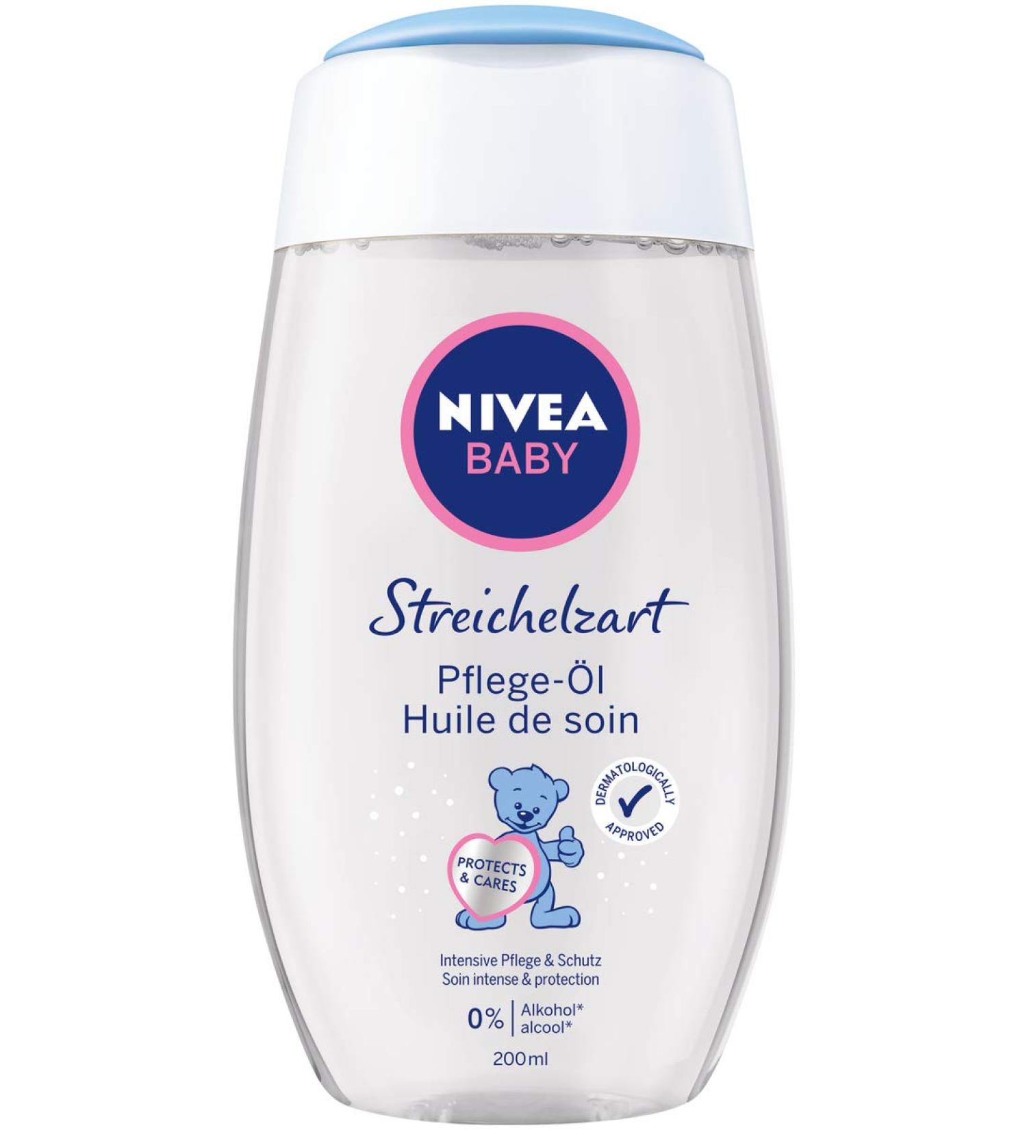 Nivea Baby Soft Care Oil 200 ml - Gentle and Nourishing Baby Skincare - Buy Online on GoSupps.com