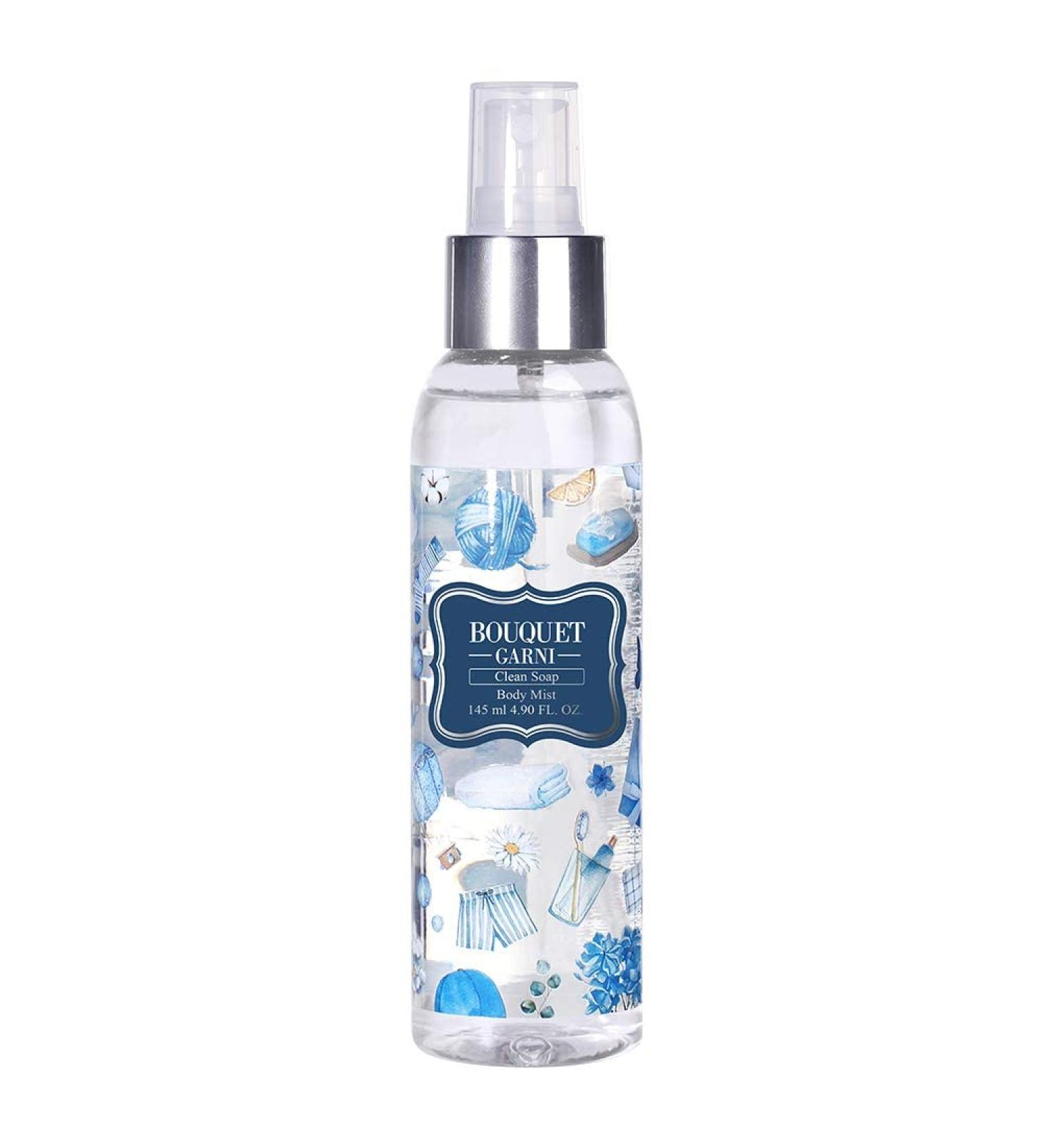 Bouquet Garni Body Mist - Clean Fragrance with Vitamin E | Long Lasting Moisturizing Body Spray for Women | Citrus Acid for Exfoliation | Safe Ingredients - 4.9 Fl Oz - Buy Online on GoSupps.com