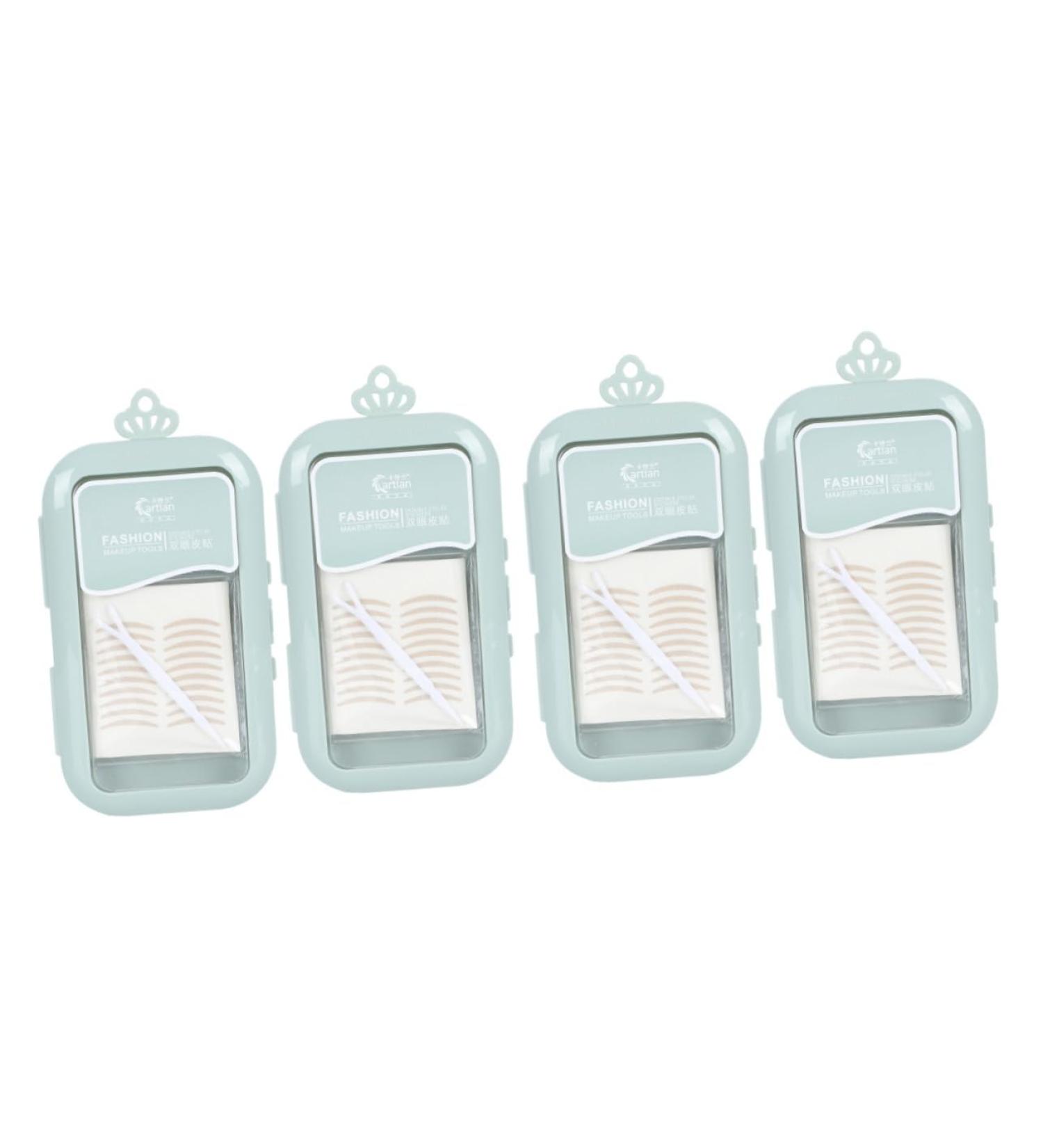 NOLITOY 4 boxes Lace Beauty Traceless Breathable Makeup of Double-eyelid Women Breath Eye Double-sided 7X6cmx2pcs Assorted Colorx2pcs - Buy Online on GoSupps.com