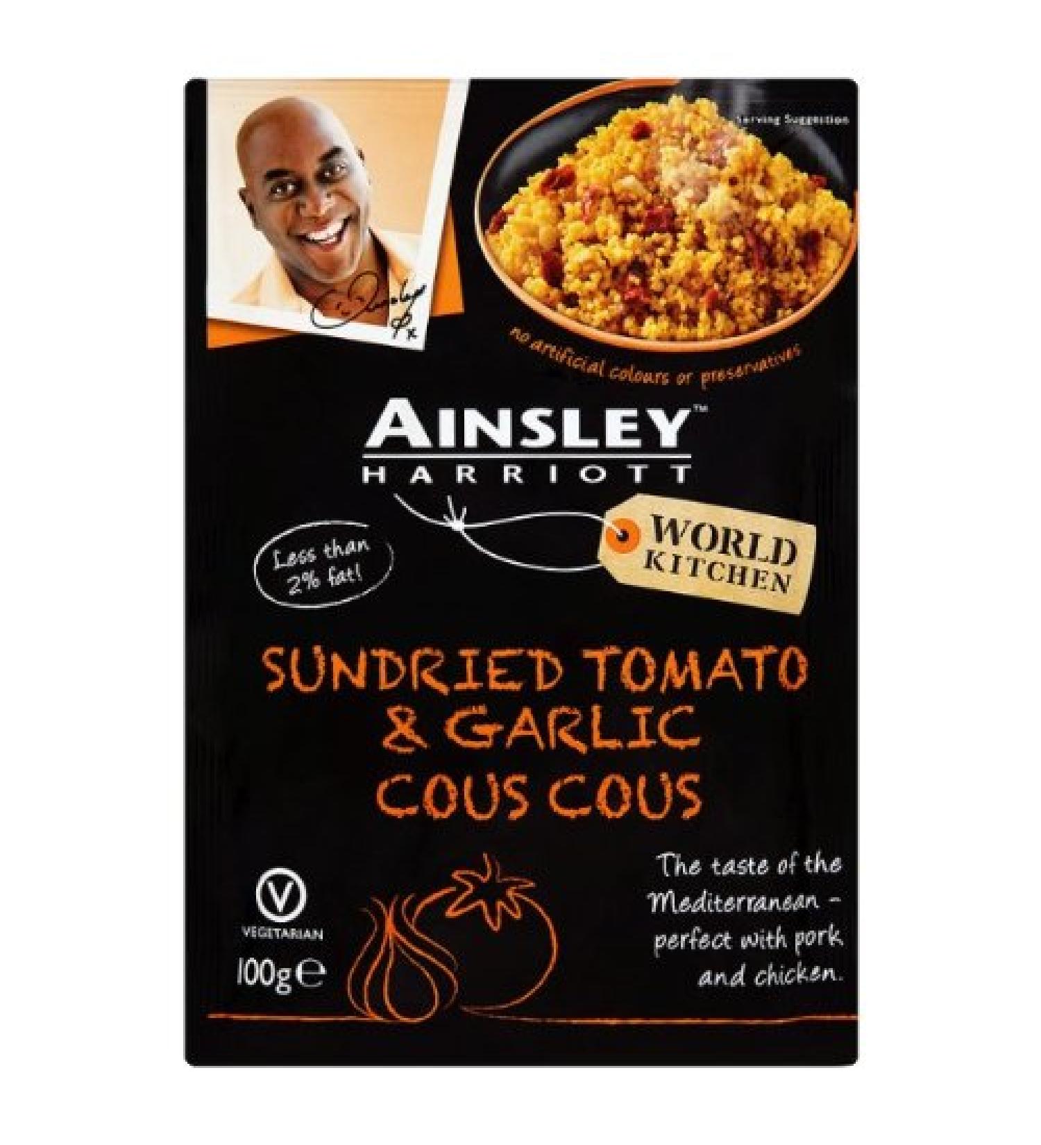 Ainsley Harriott Sundried Tomato & Garlic Cous Cous 6x100g