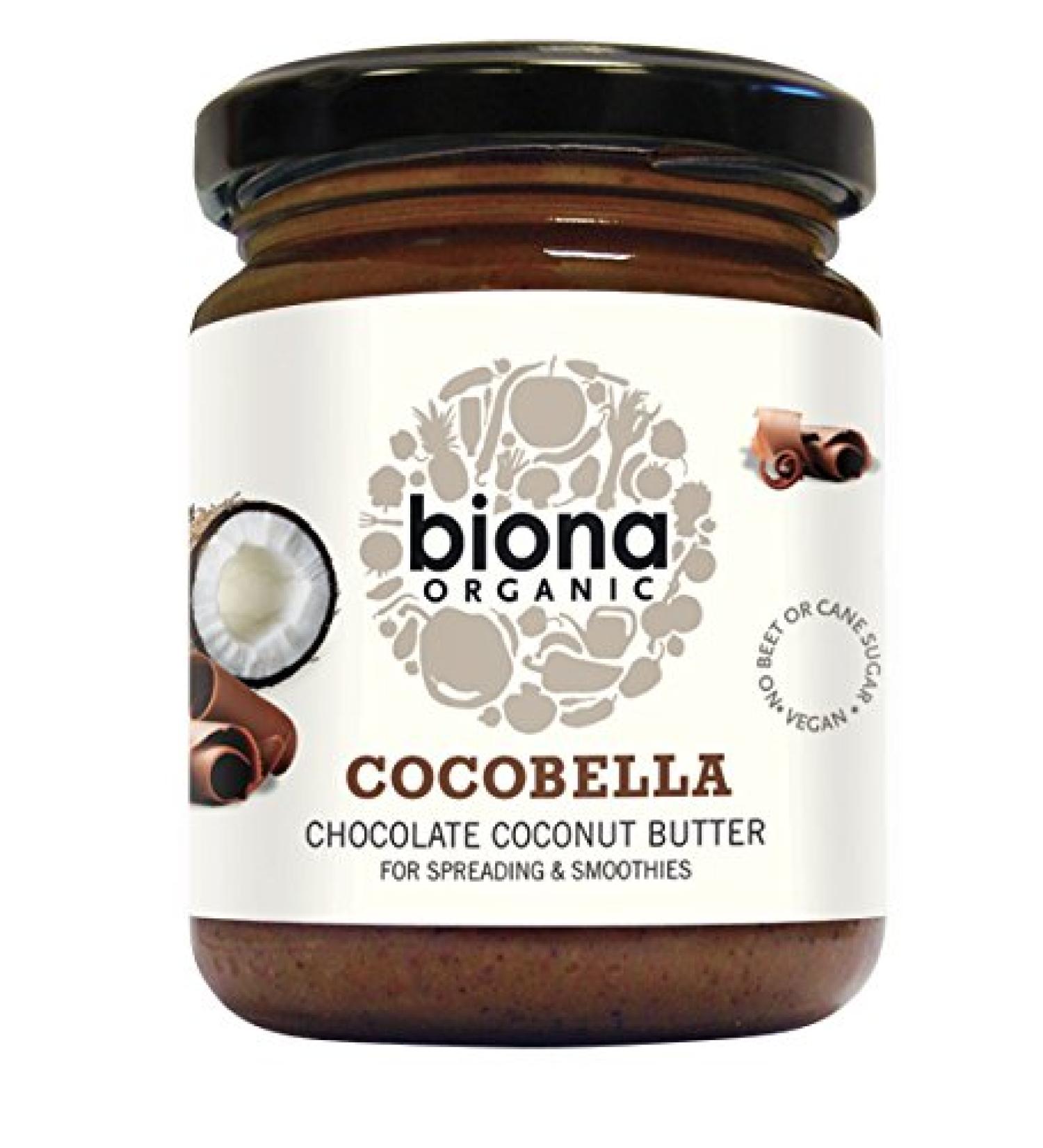 Biona Chocolat Cocobella Organique Beurre De Noix De Coco 250G - Paquet de 4