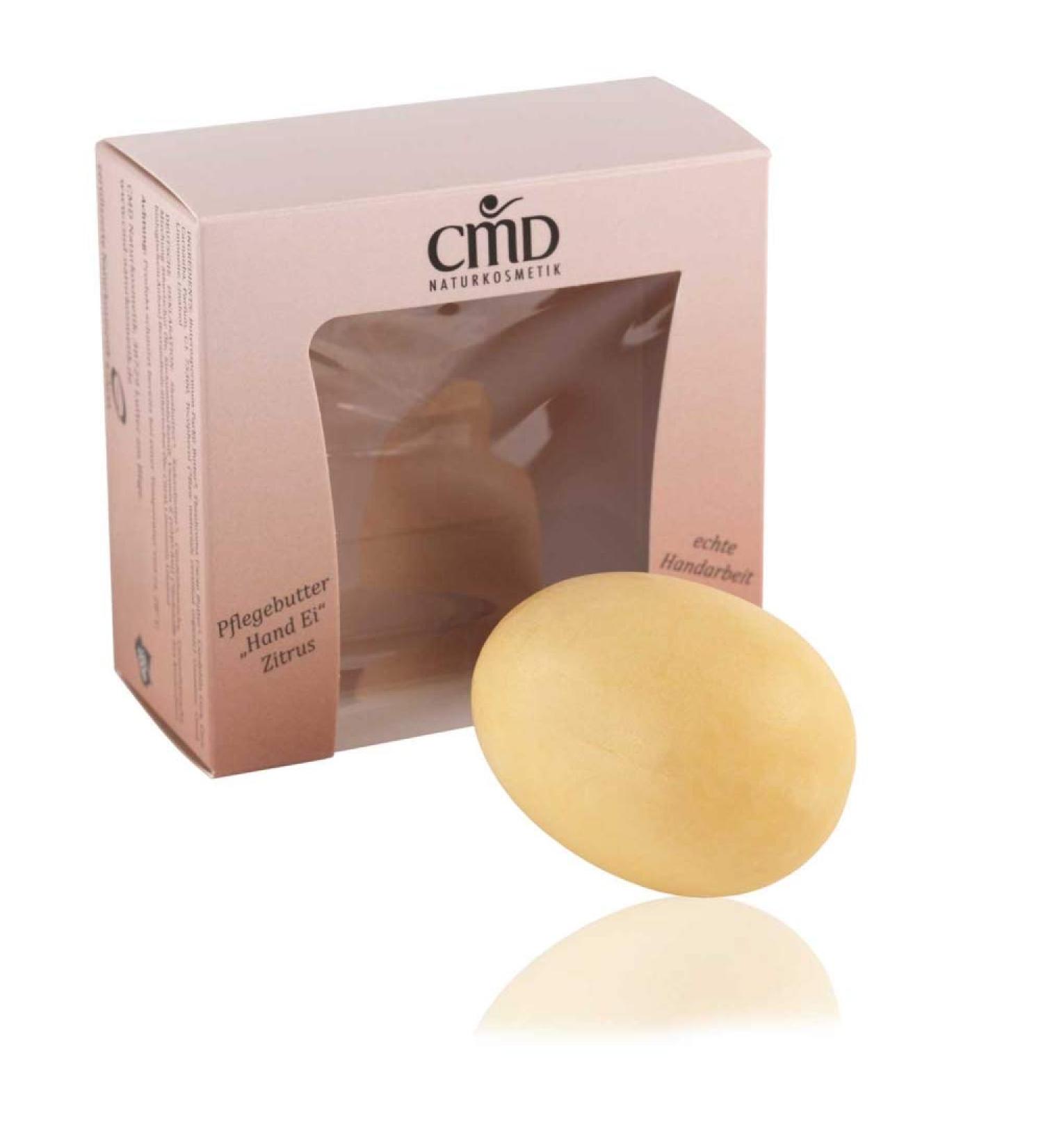 CMD Natural Cosmetics Hand Egg Citrus massage butter with citrus scent