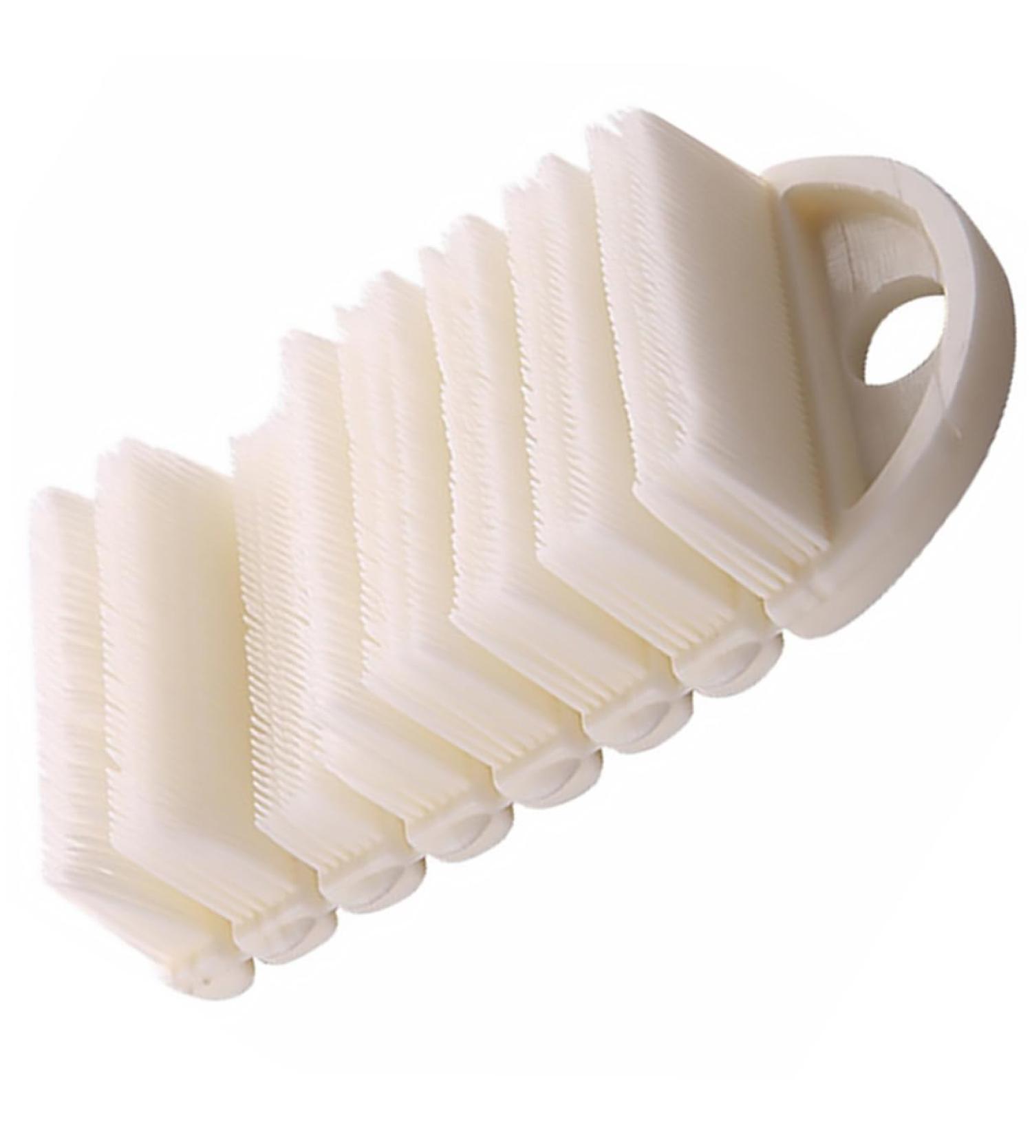 nail brush nail clean up brush nail cleaner brush Clean Brush Nail Cleaning Brush Fingernail Scrub Finger Brush Toe Brush Manicure tools white baby Polypropylene soft fur - Buy Online on GoSupps.com