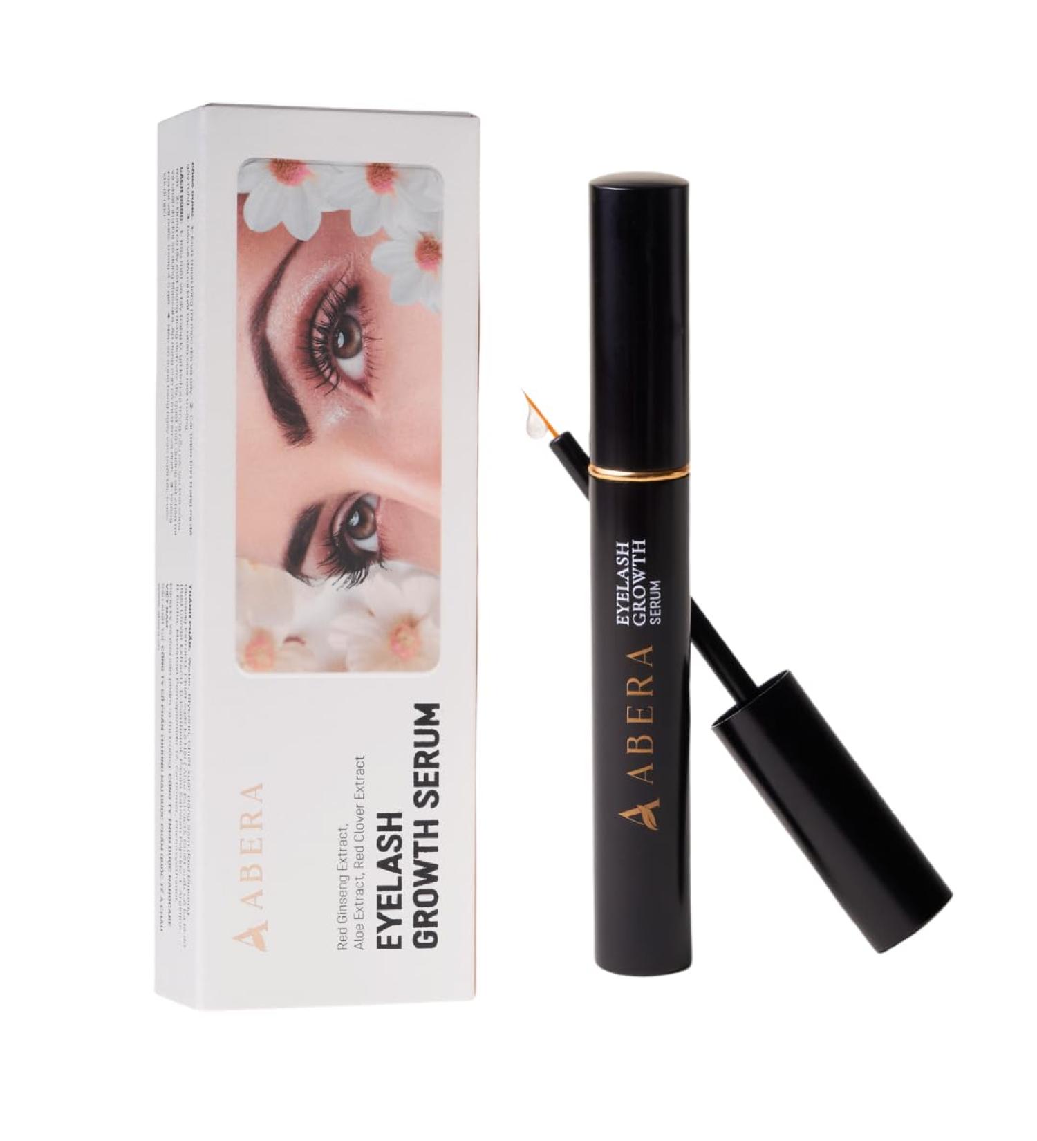 Abera Misan Eyelash Growth Serum - Natural Lash Booster for Longer & Thicker Lashes | International Shipping Available - Buy Online on GoSupps.com
