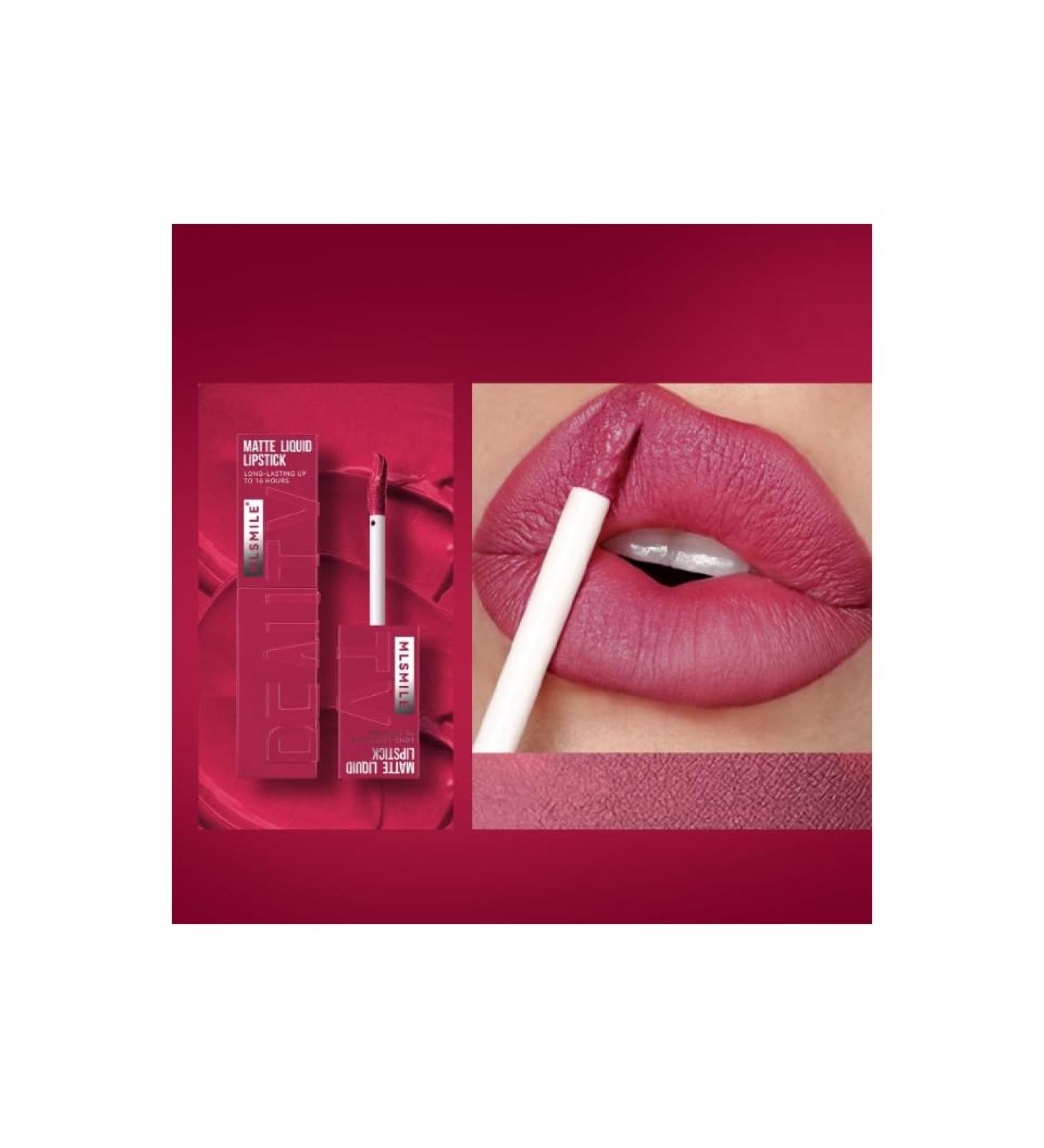 Matte Liquid Lipstick | High-Pigmented Velvet Lip Gloss | Waterproof Long-Lasting Lip Stain | Perfect Gift for Women | International Shipping Available - Buy Online on GoSupps.com