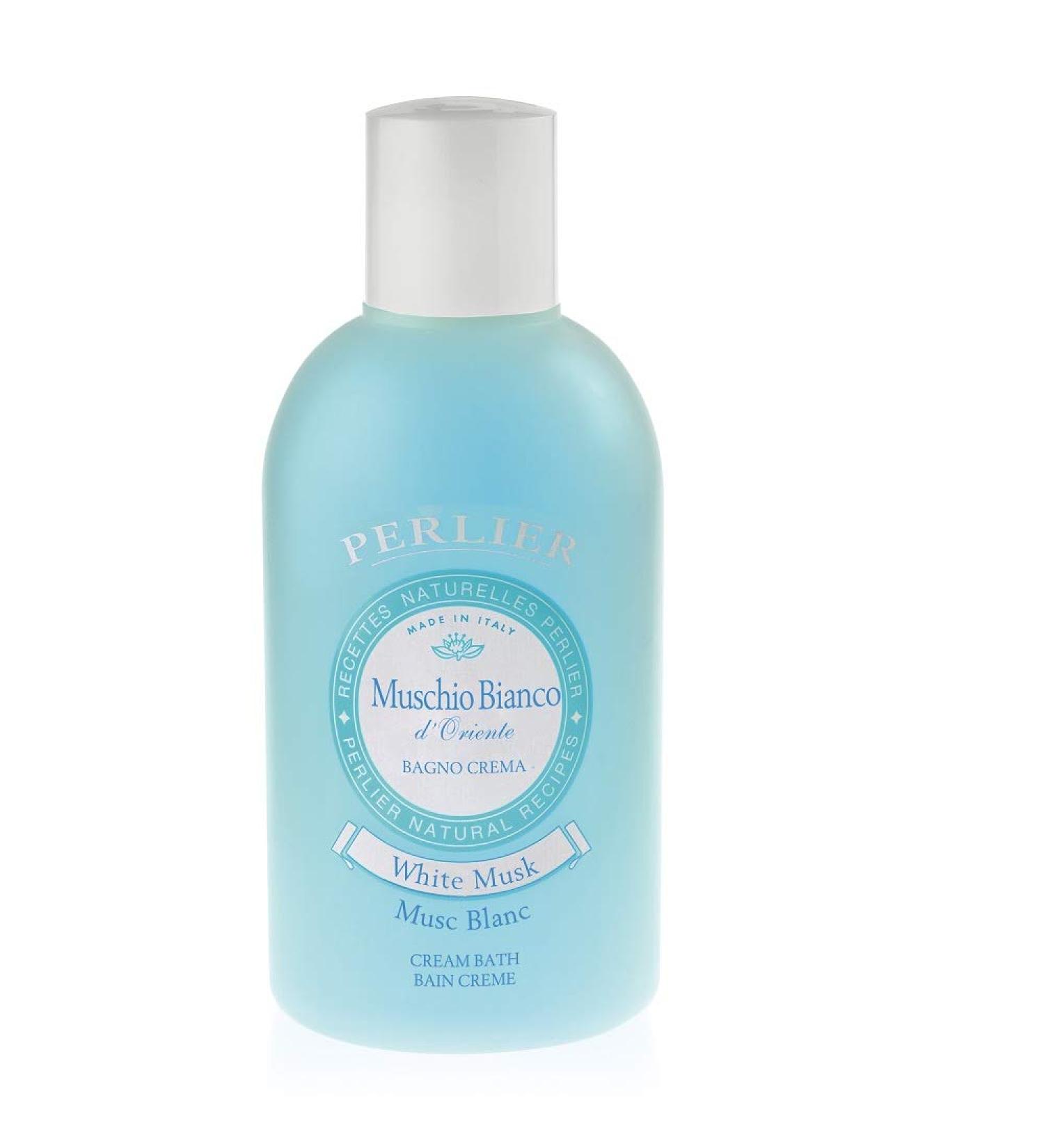 Perlier White Musk Bath Cream - Calming Aromatherapy Bubble Bath - 16.9 Fl Oz - Buy Online on GoSupps.com
