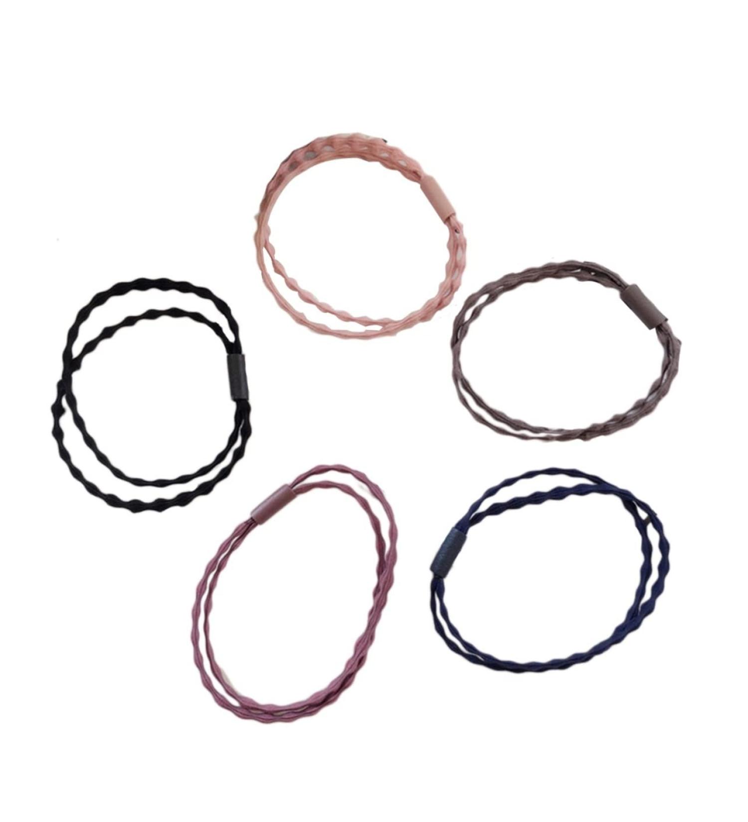 FRCOLOR Elastic Hair Ties Elastic Hair Bands Ponytail Holders Hair Accessories Hair Bands Ties Hair Rope Double Strand - Buy Online on GoSupps.com