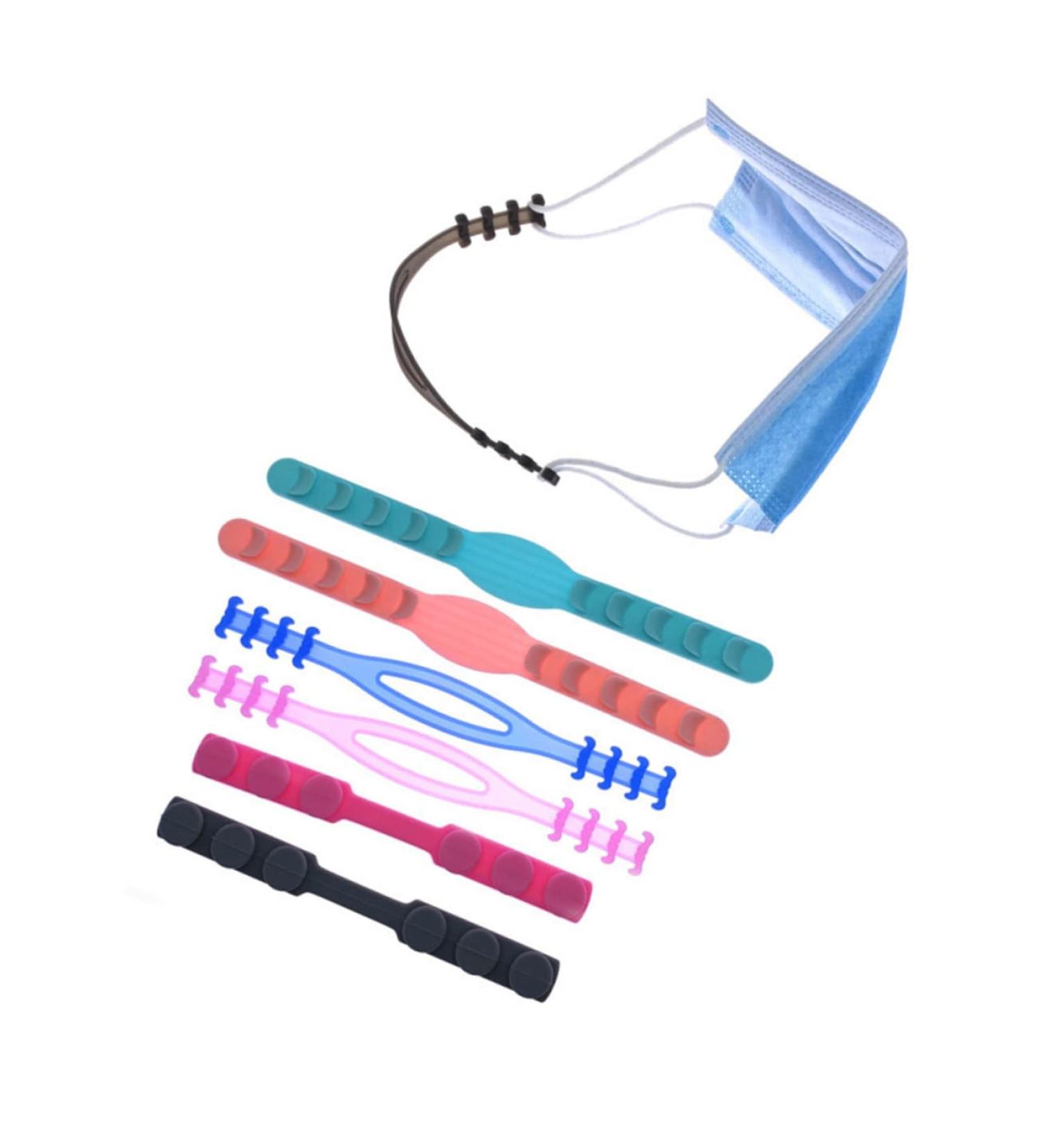 Gatuida 6pcs Extension Hooks for Earrings - Anti-Strangulation Drawstring Ear Protection | 16x1.5CM - Shop Internationally! - Buy Online on GoSupps.com