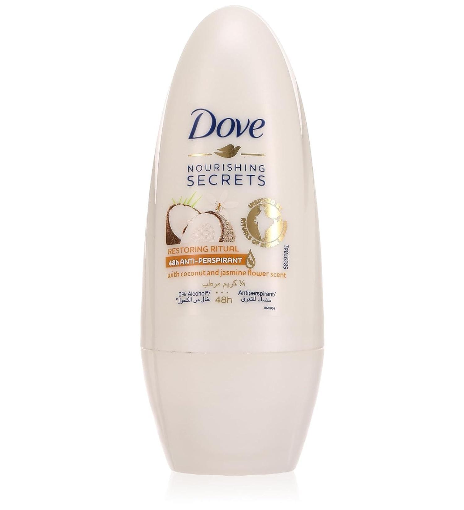 Dove Coconut & Jasmine Flower Antiperspirant Roll-On 50 ml - Pack of 1 - Buy Online on GoSupps.com