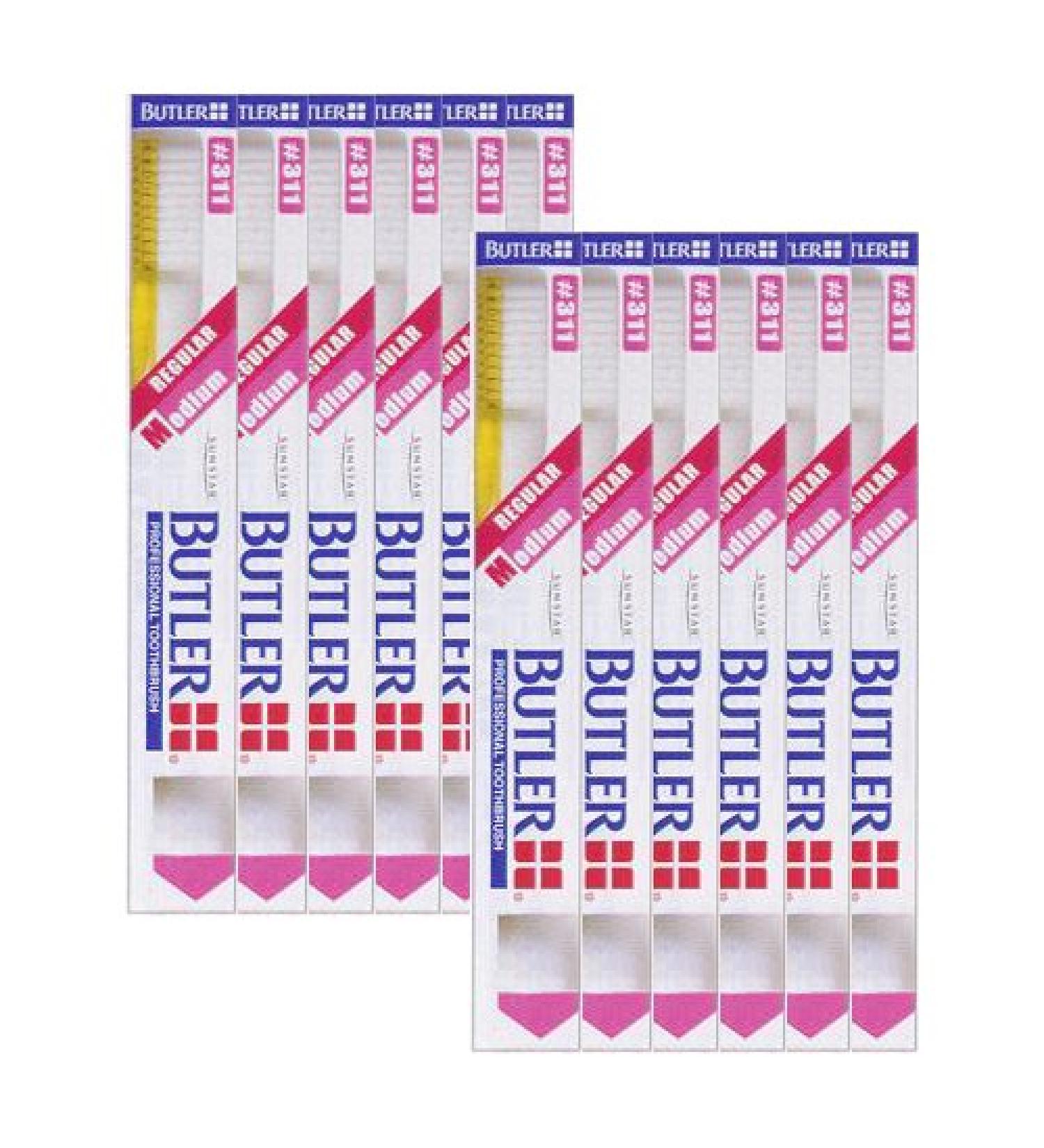 Butler Toothbrush 311 12 count (Made in Japan)
