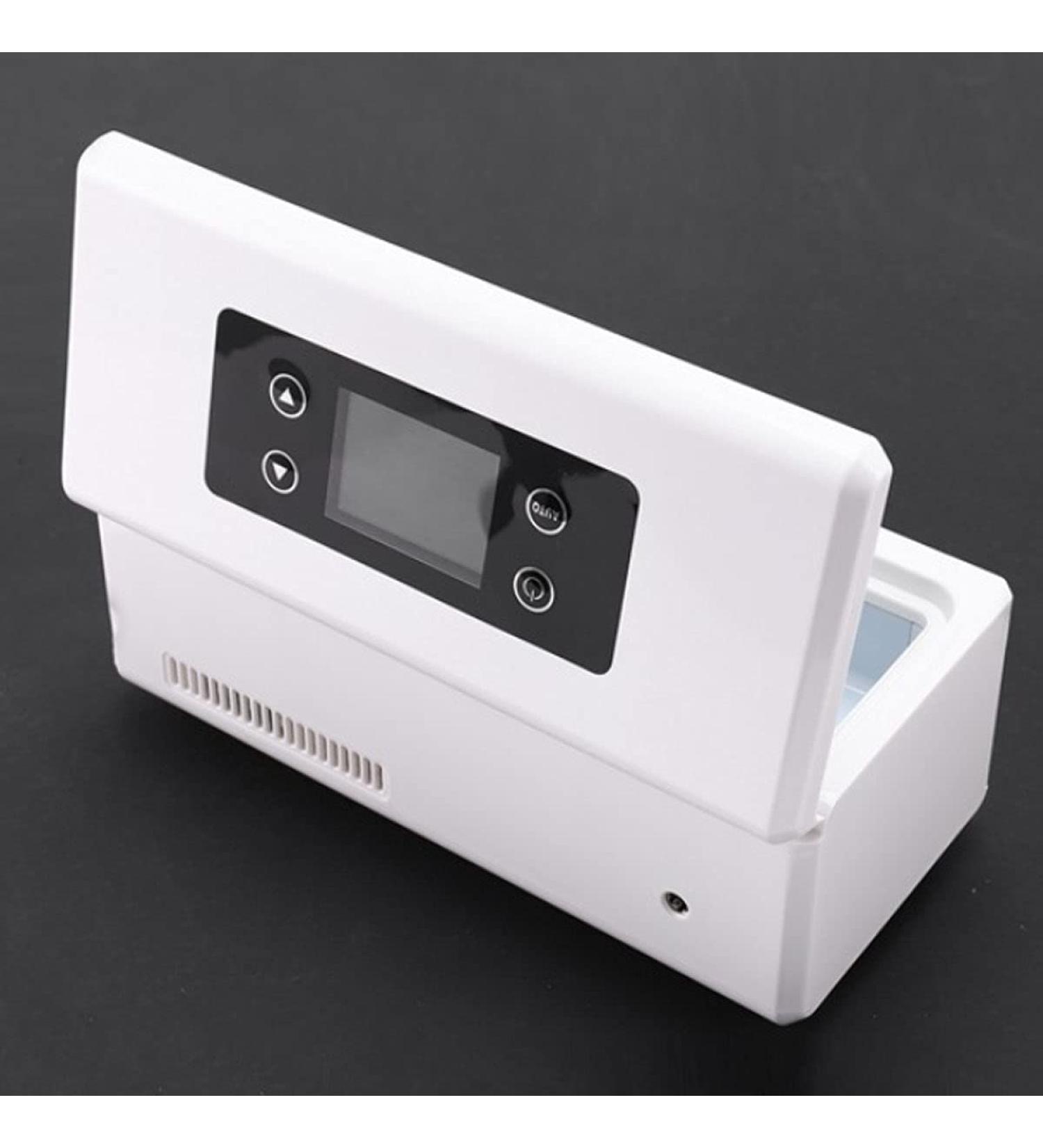 WZFANJIJ Mini Car Refrigerator Insulin Cooler - Portable Medicine Fridge for Travel & Home Use | LED Display, 2-8 C Temperature Control - Buy Online on GoSupps.com
