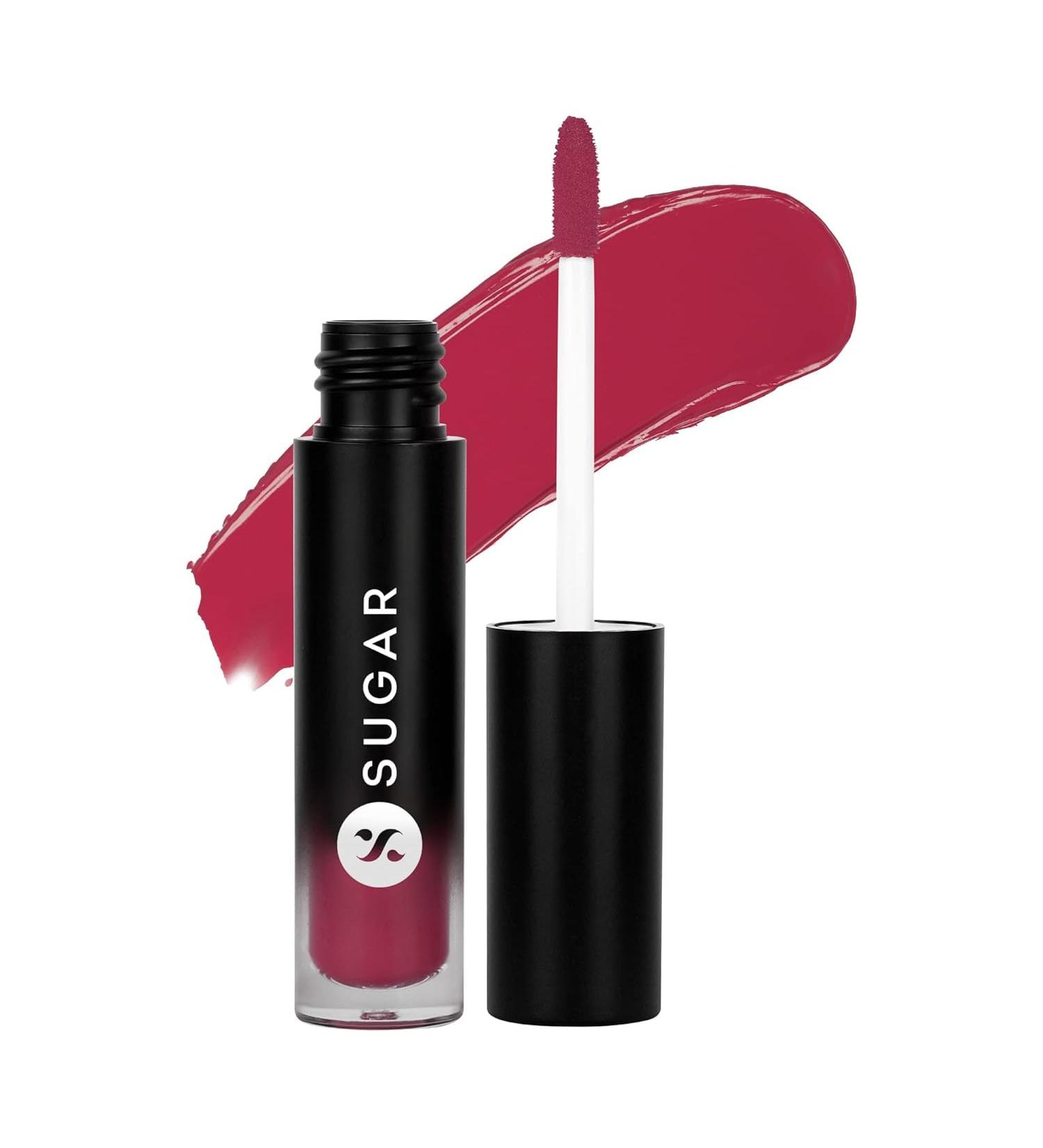 Love Earth Cosmetics Mousse Muse Lip Cream Lasts 24+ hours Creamy Mousse Lipstick Waterproof & Smudgeproof 5ml 03 Red Square - Buy Online on GoSupps.com