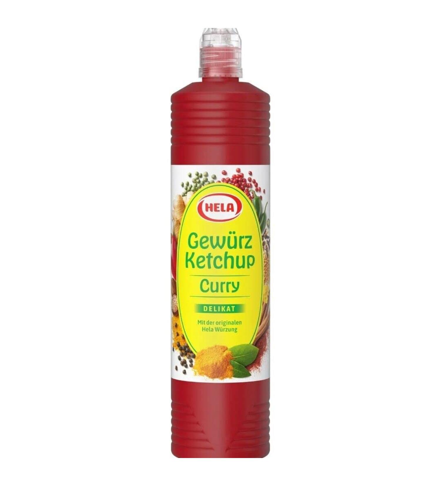 Hela drinking bottle spice ketchup curry delicate 800ml