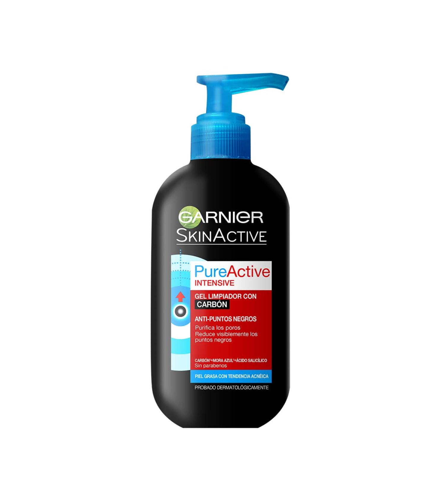 Garnier Pure Active Intensive Charcoal Pump Gel 200 ml - Pack of 2 - Buy Online on GoSupps.com