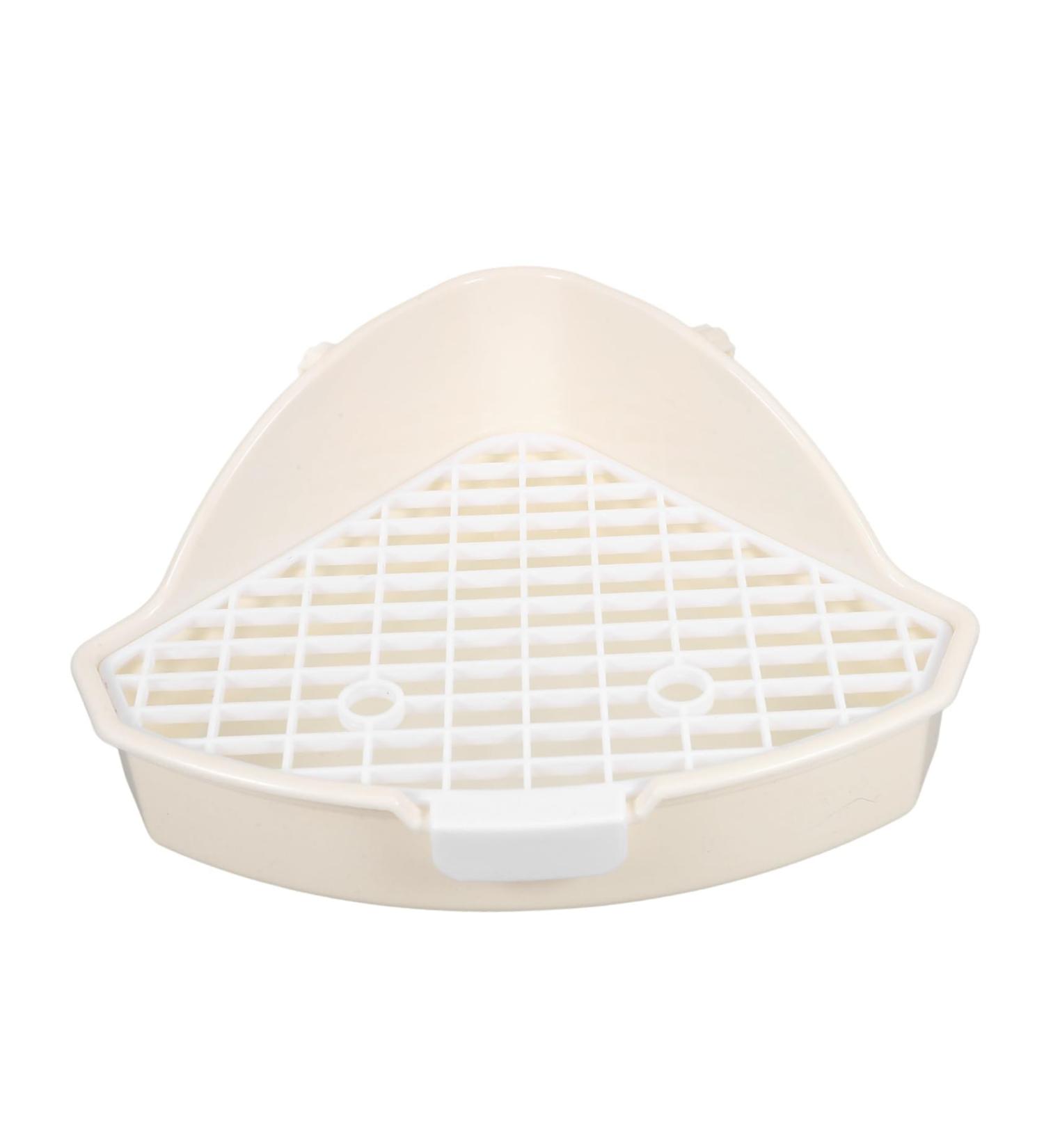 HANABASS Pets Small Animals Toilet Indoor pet Potty abs White cat Toilet 25.00X19.00X10.00CM White - Buy Online on GoSupps.com