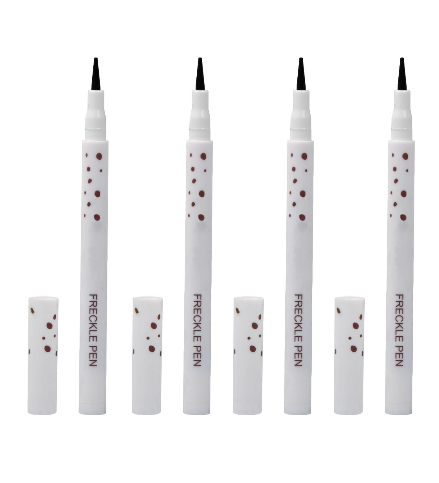Granvoo 4pcs Makeup Freckle Pen Long Lasting Natural Freckle Pencil Fake Freckle Makeup Pen for Natural Effortless Makeup - Buy Online on GoSupps.com