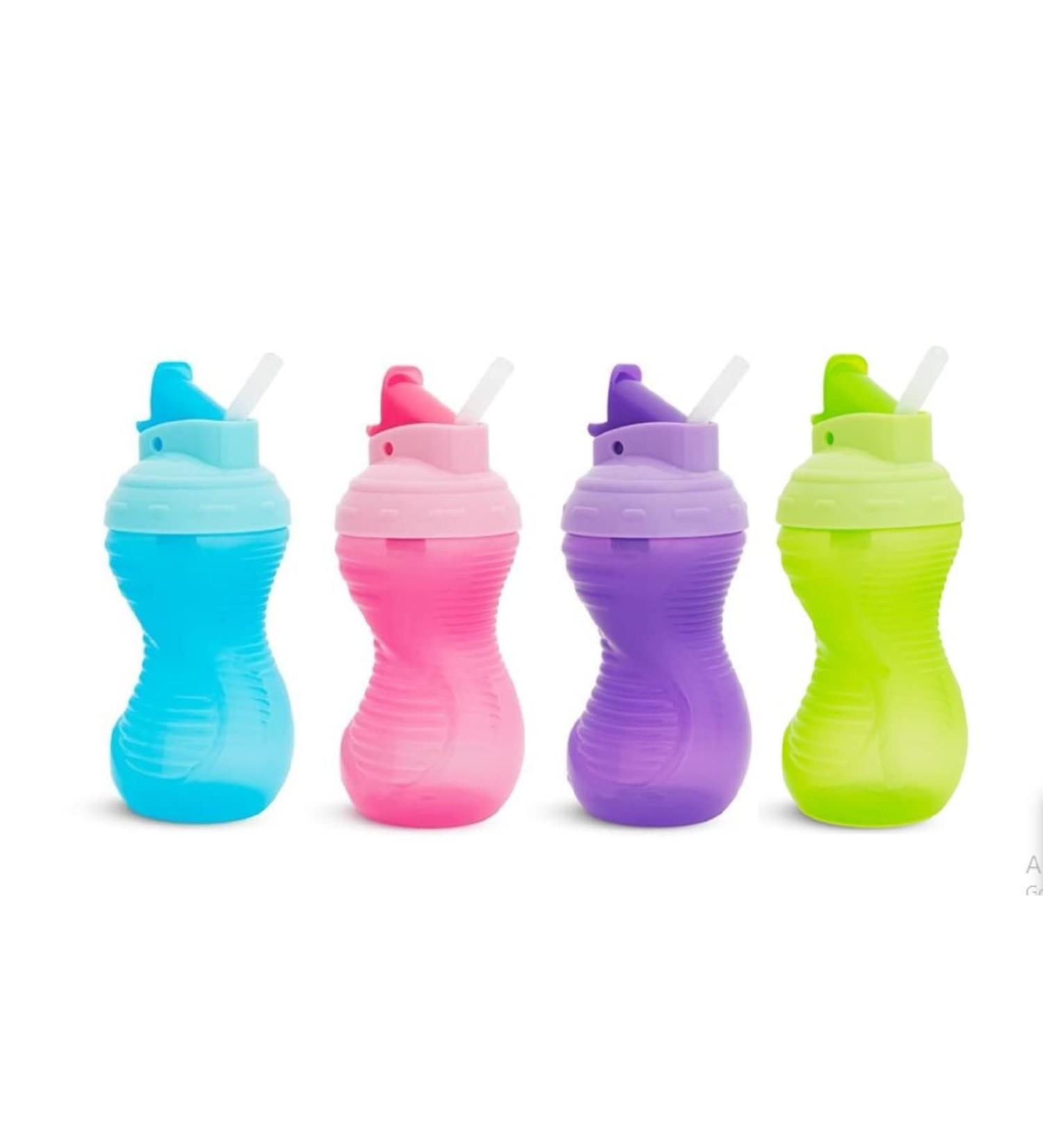Munchkin 4 Pack Mighty Grip Flip Straw Cups 9oz - Discontinued by Manufacturer - Buy Online on GoSupps.com
