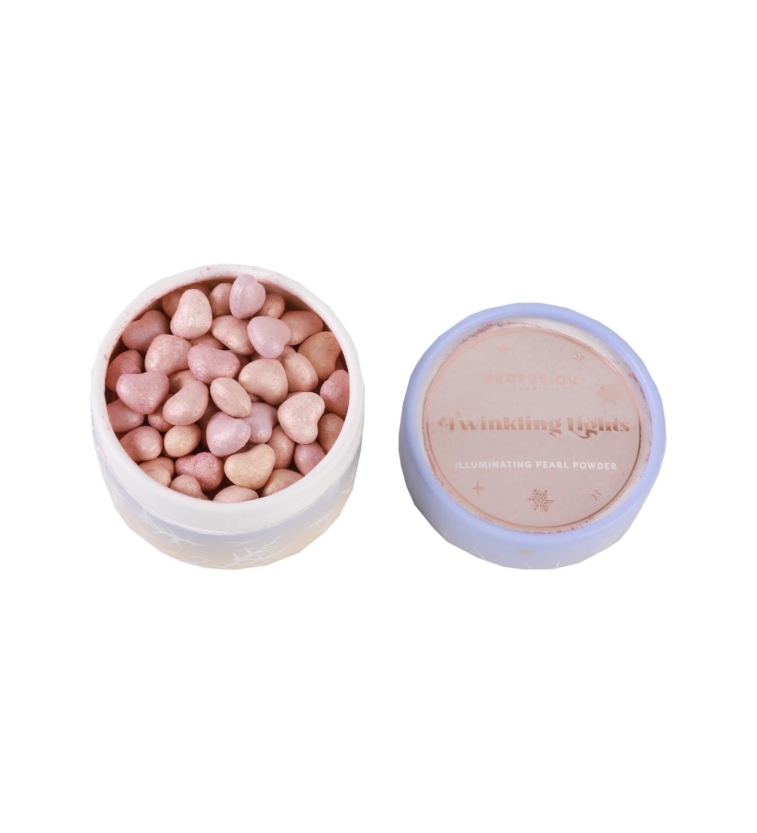 Shop Profusion Cosmetics Frosted Snow Sparkle Illuminating Powder Puff Set | Vegan & Cruelty-Free Radiance - Buy Online on GoSupps.com