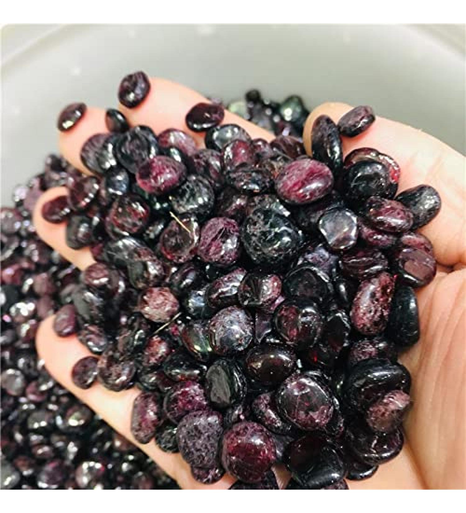 100g Rolling gem Natural Rock Gemstone Garnet Crystals are Used - (Size: 100g) Chakra Reiki Balancing - Buy Online on GoSupps.com