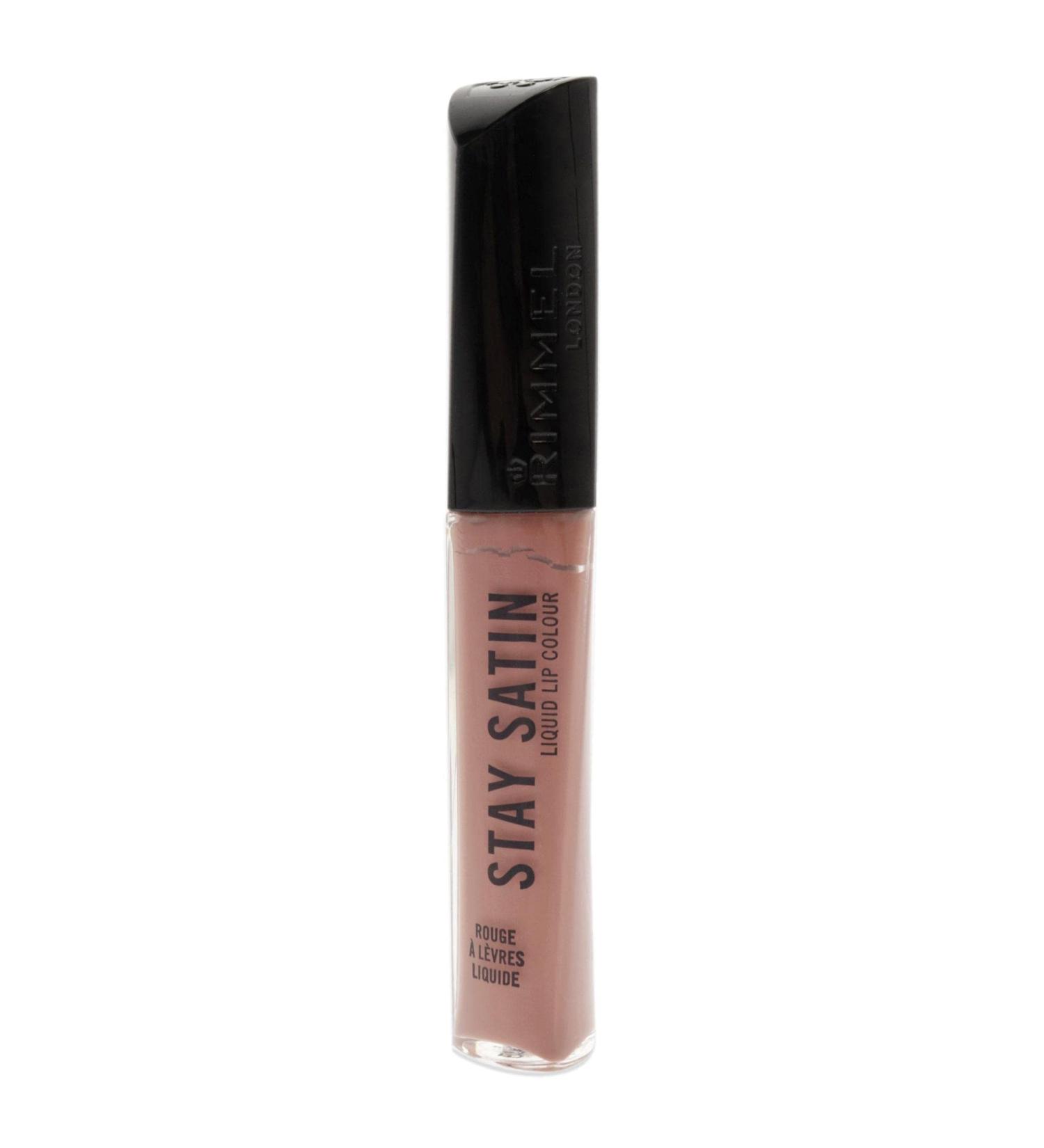 Rimmel London Stay Satin Liquid Lip Color in Shoulder Pads - 0.21 oz | Long-Lasting Lipstick for Women - Buy Online on GoSupps.com