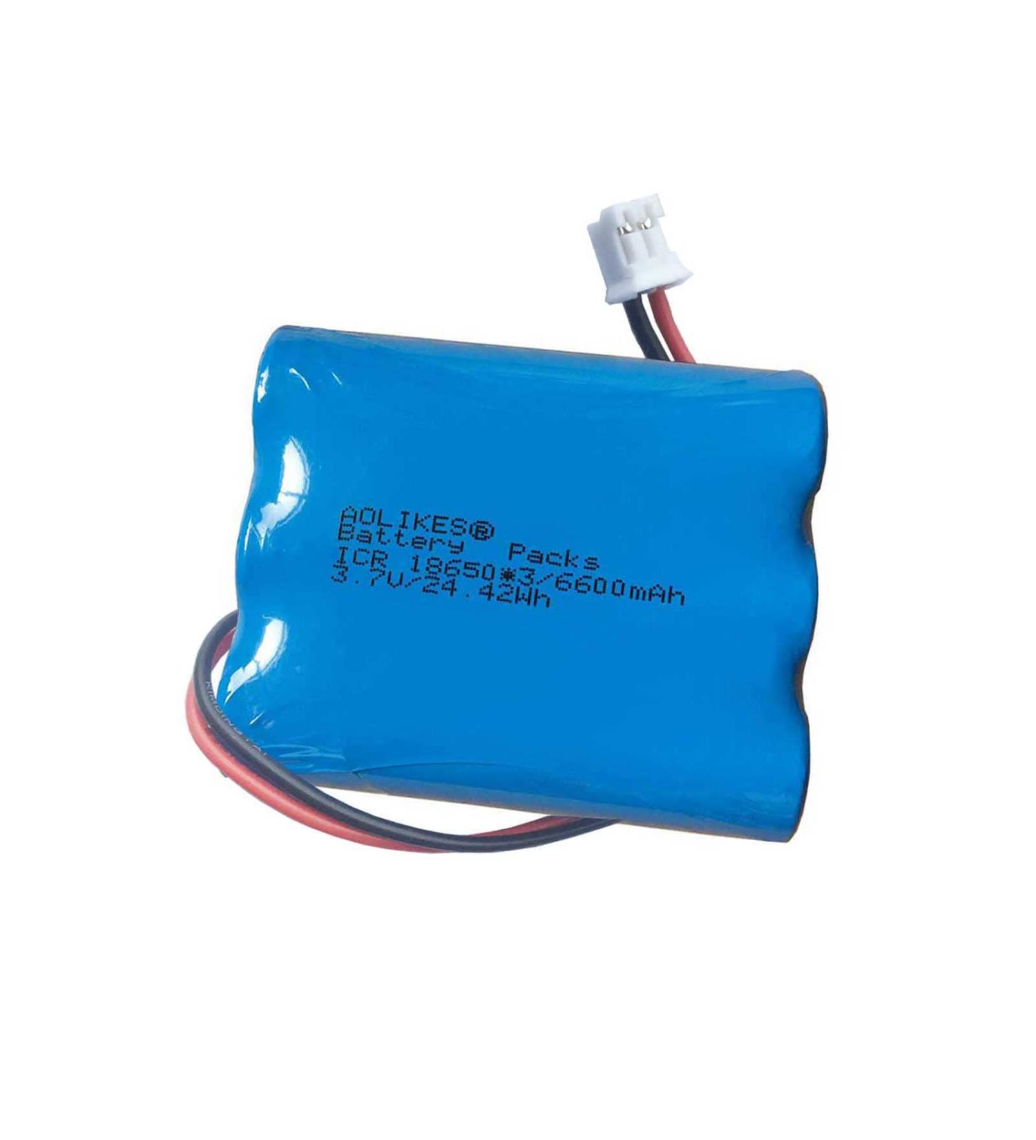 3.7v 6600mAh 24.42Wh Rechargeable Li-ion Battery for Simplehuman Sensor Makeup Mirror ST3026 BT1080 Battery Replacement