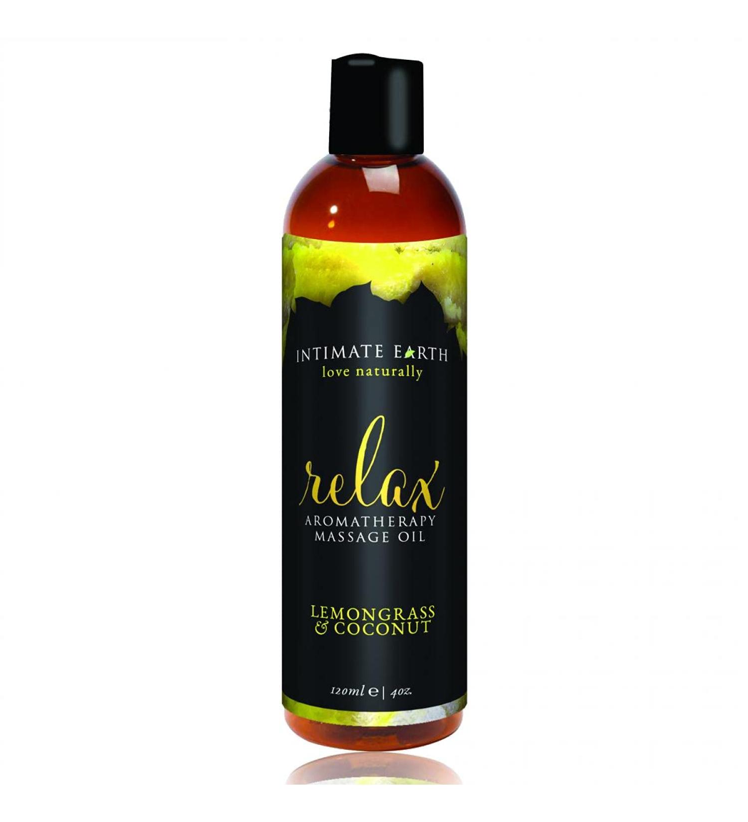 Relaxing Massage Oil Lemongrass and Coconut 4 Ounce