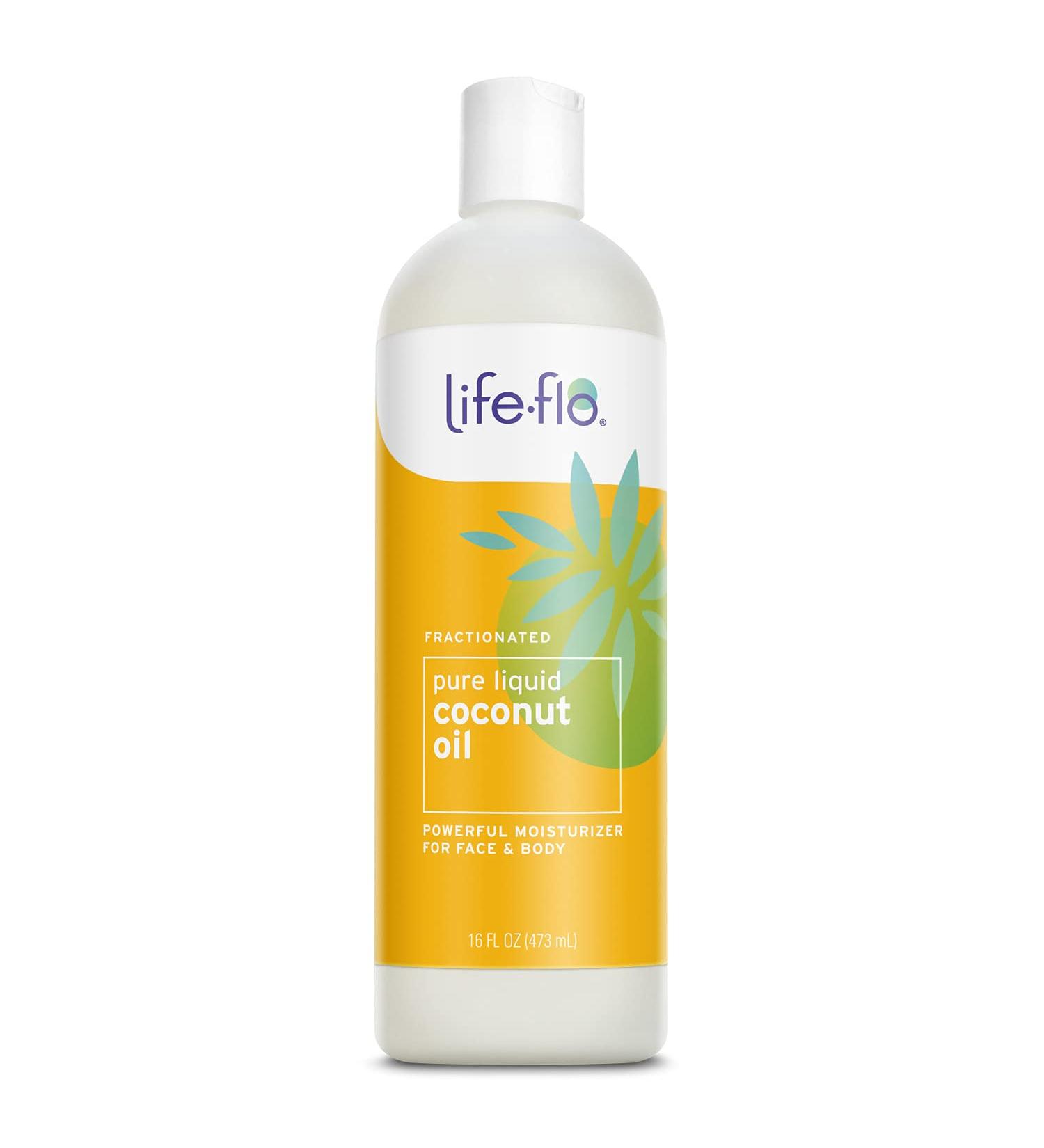 Life-flo Fractionated Coconut Oil 16 fl oz | Pure Skin Care Moisturizer - Buy Online on GoSupps.com