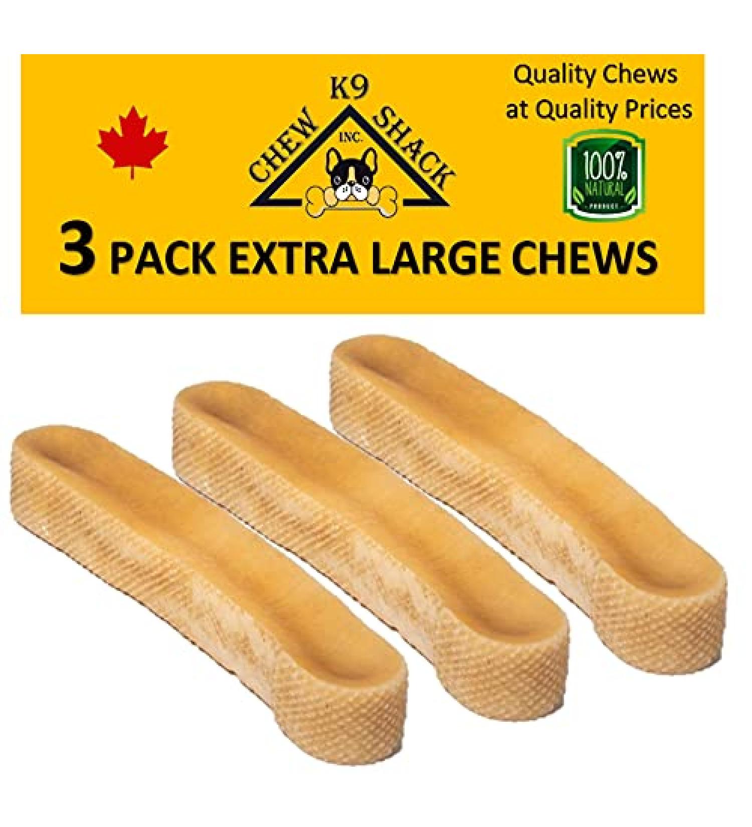 Himalayan Yak Cheese Dog CHEW - Cheese Bone - Cheese Bones for Dogs - Dog CHEW - Long Lasting - Dental CHEW Cheese CHEW - for Aggressive CHEWERS Dog Treats (Extra Large - 3 Chews) 151.2 g (Pack of 3) - Buy Online on GoSupps.com