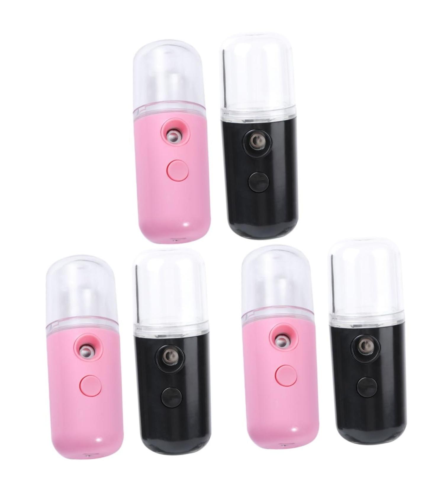 Beavorty 6 pcs Spray Hydrating Apparatus mini spray bottle portable humidifiers spa cleaner handheld 10.5x3.5cmx3pcs Pink Blackx3pcs - Buy Online on GoSupps.com