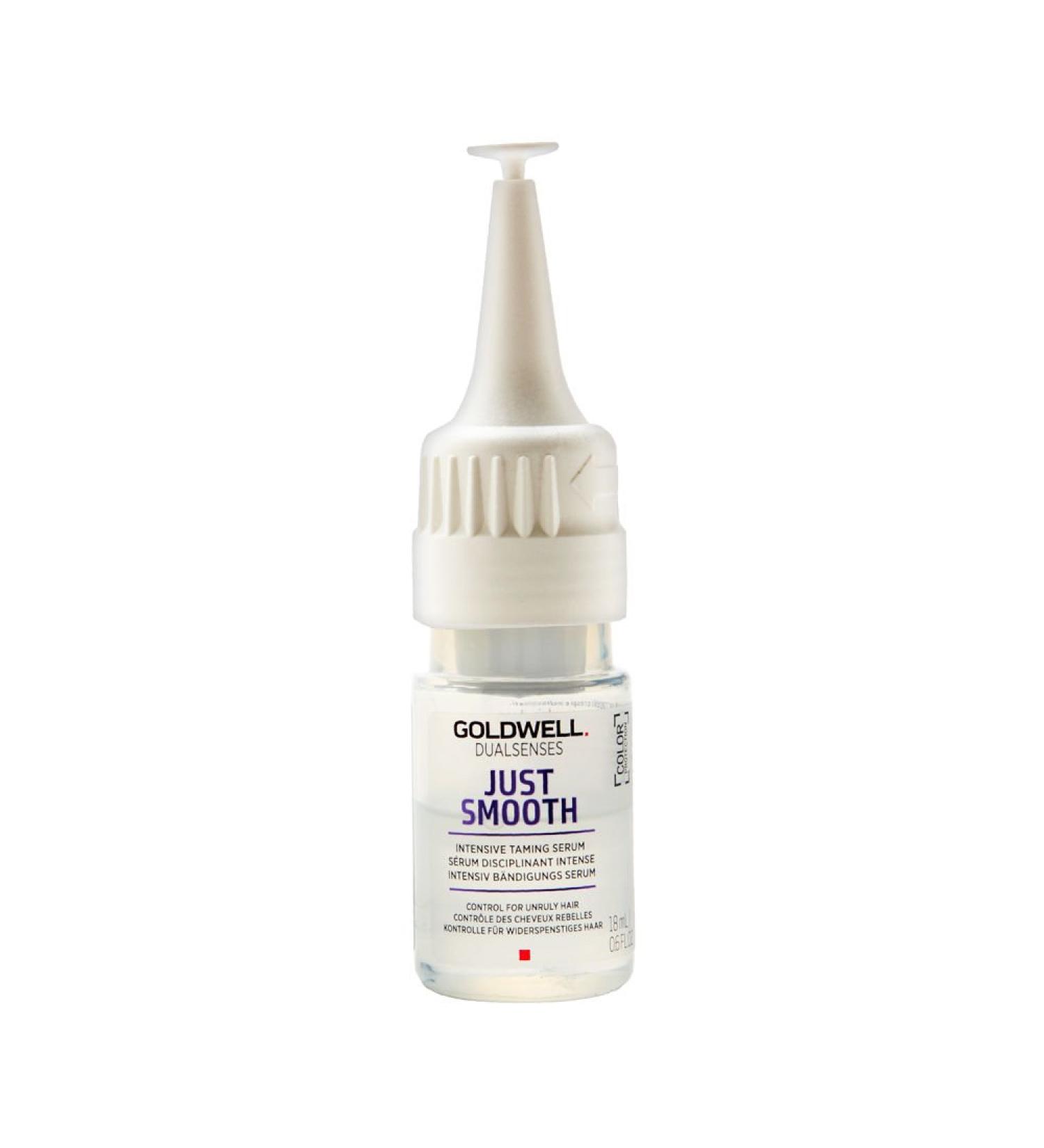 Goldwell Dualsenses Just Smooth Intensive Taming Serum Transparent 12 x 18 ml - Buy Online on GoSupps.com