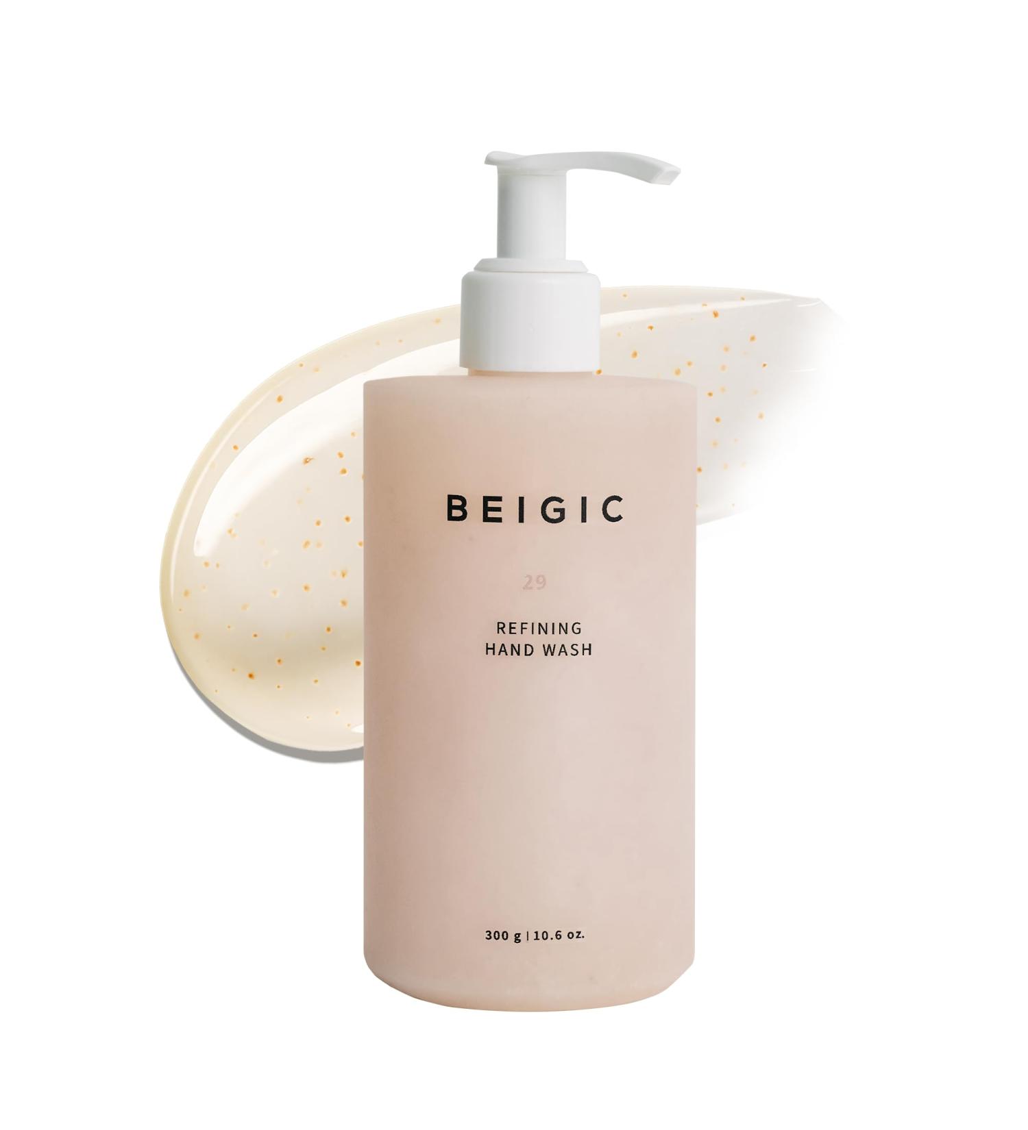 BEIGIC Refining Hand Wash - Rosemary Bergamot & Mandarin Gently Exfoliating Hydrating Cleansing Handwash for Sensitive Skin Hypoallergenic Vegan Korean Hand Soap (10.6 oz) - Buy Online on GoSupps.com