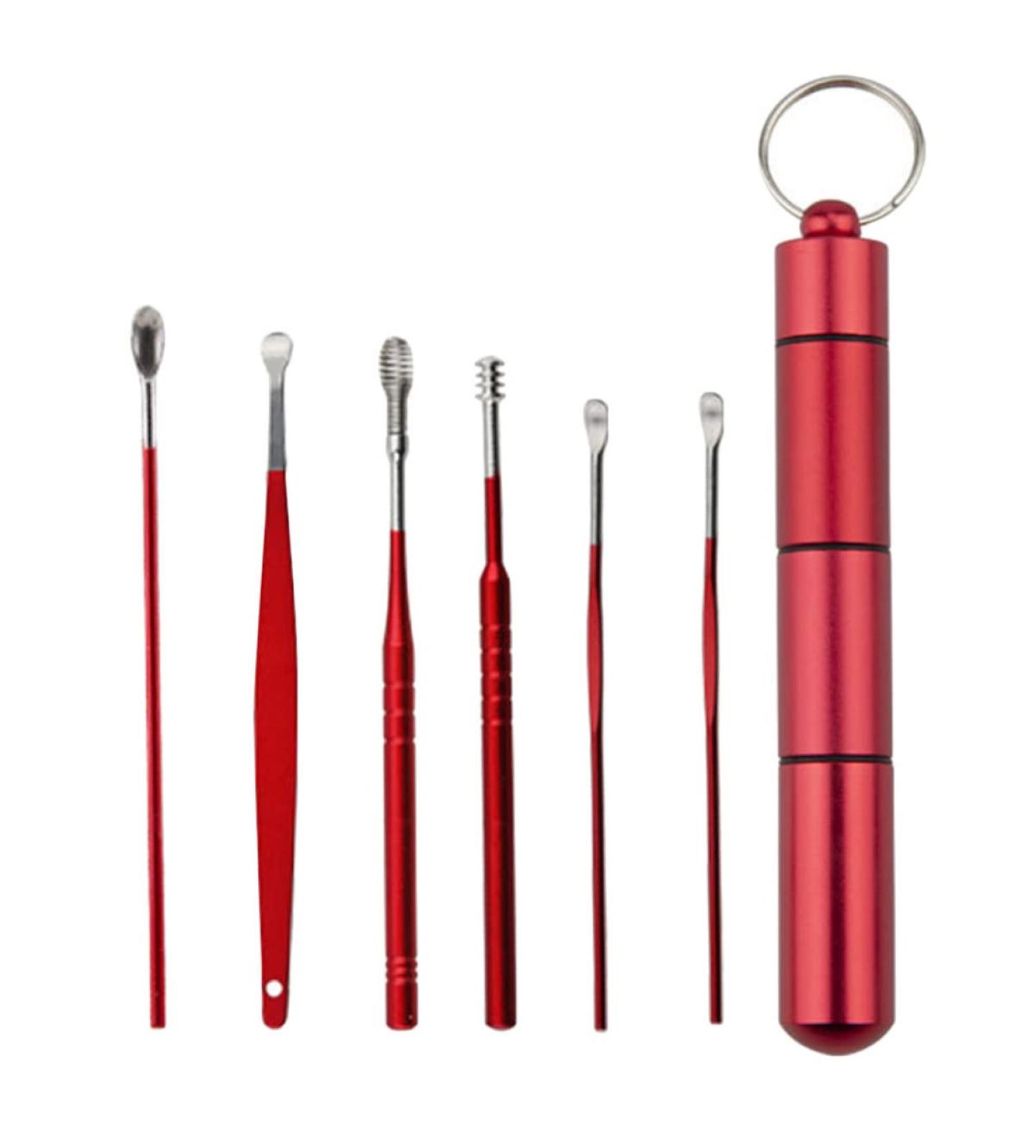 STAHAD Home Picker Set - Stainless Steel Ear Wax Removal Kit with Portable Storage Case - Buy Online on GoSupps.com