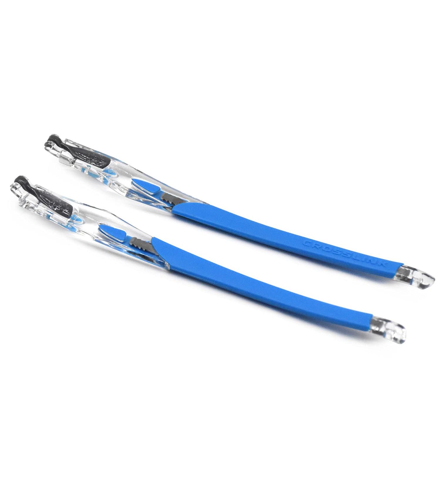 SOODASE Rubber Transparent Replacement Frame Legs for Oakley Crosslink Sweep/Switch Glasses - Blue | Durable & Stylish Accessories - Buy Online on GoSupps.com