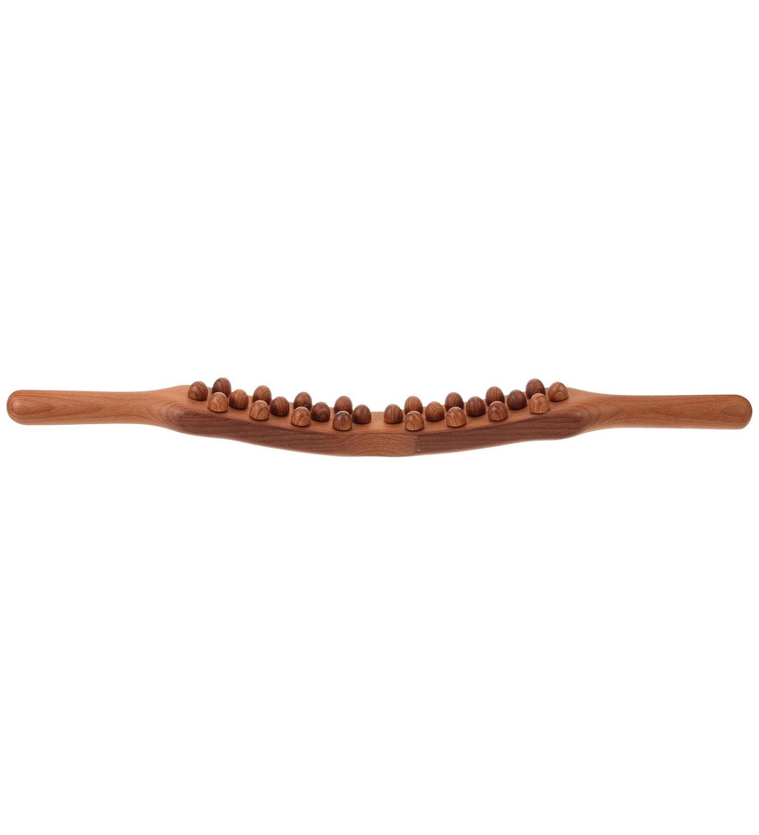 IPLUSMILE Wood Massager Rouse Gua-Sha - Handheld Body Massage Device for Muscle Relaxation | Perfect for Legs Back & Arms - Buy Online on GoSupps.com