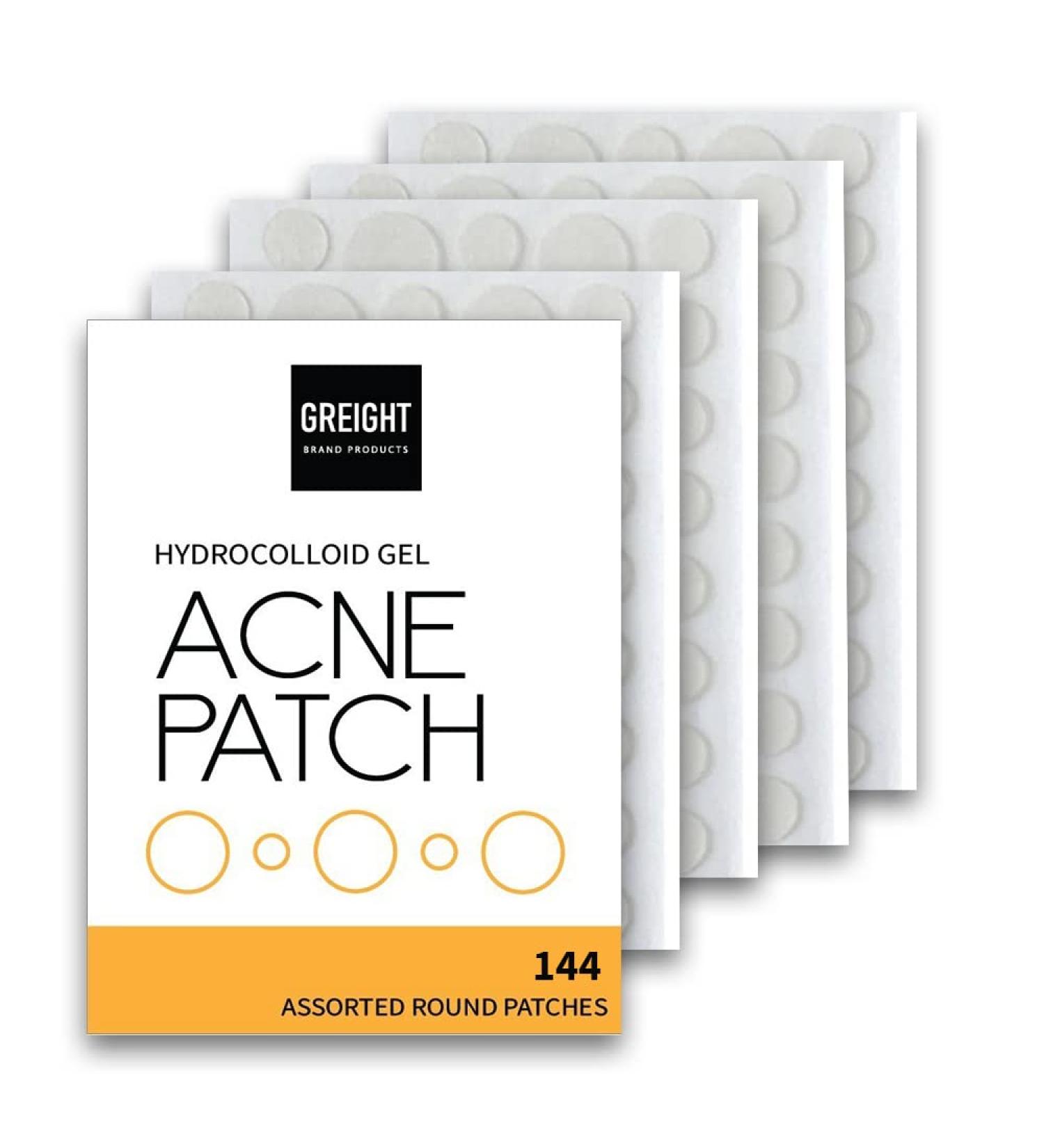 Hydrocolloid Acne Pimple Patches (144 Patches 2 Sizes) - Invisible Spot Cover For Acne Treatments Breakout Conceals Acne Reduces Pimples and Blackheads