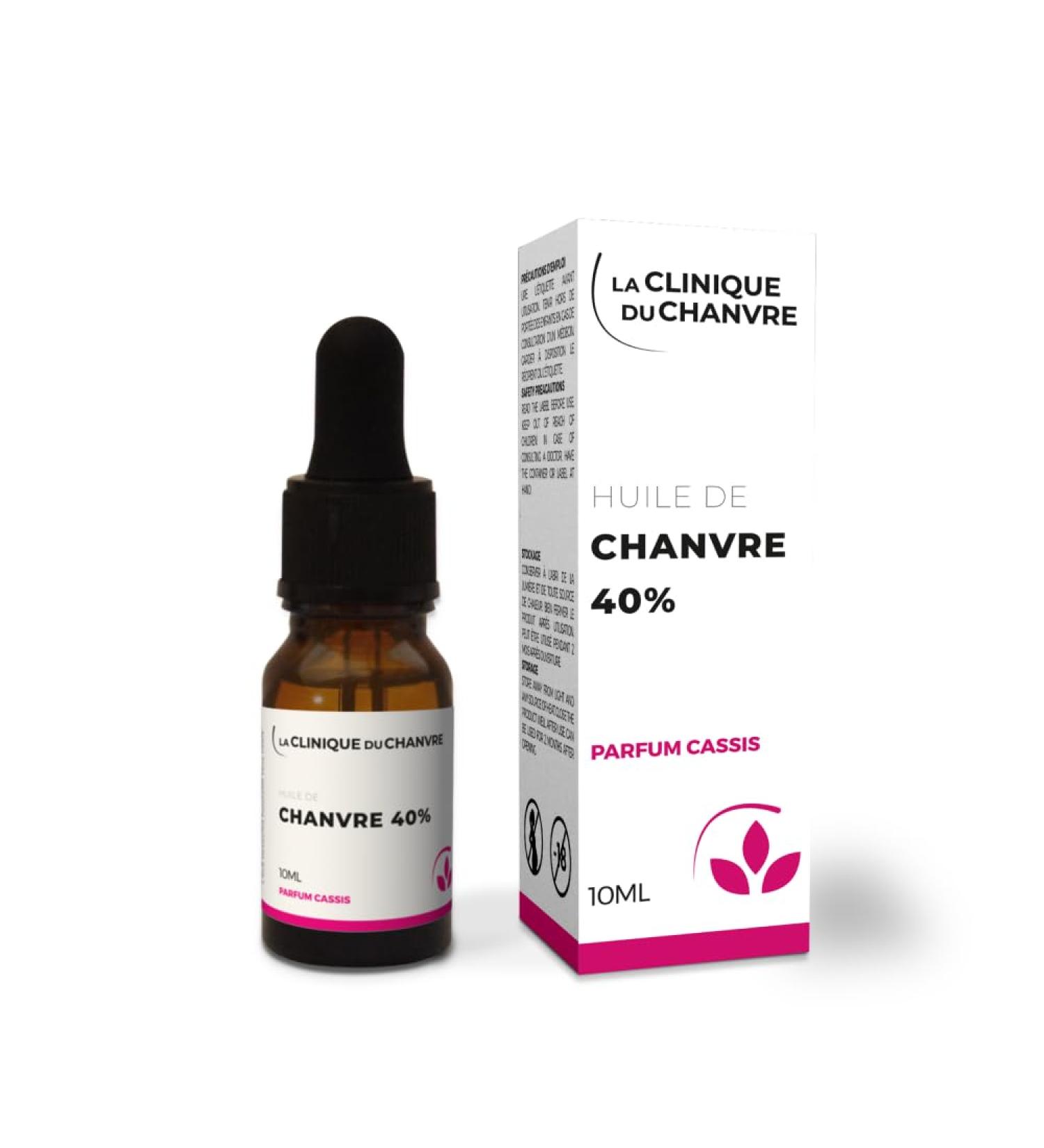 Oil 40% | Blackcurrant Flavor | Premium Quality | Made in France - 10ml - Buy Online on GoSupps.com