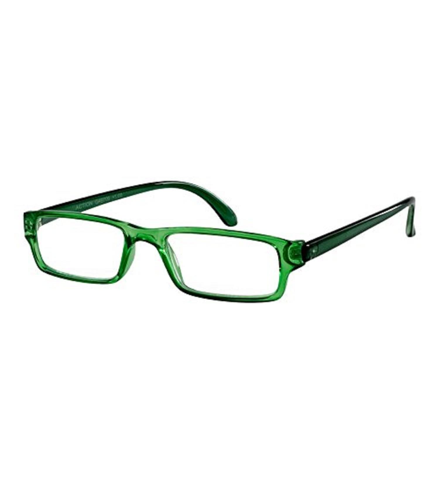 NEED YOU reading glasses Action SPH: 2.50 Color: green-crystal 1 piece