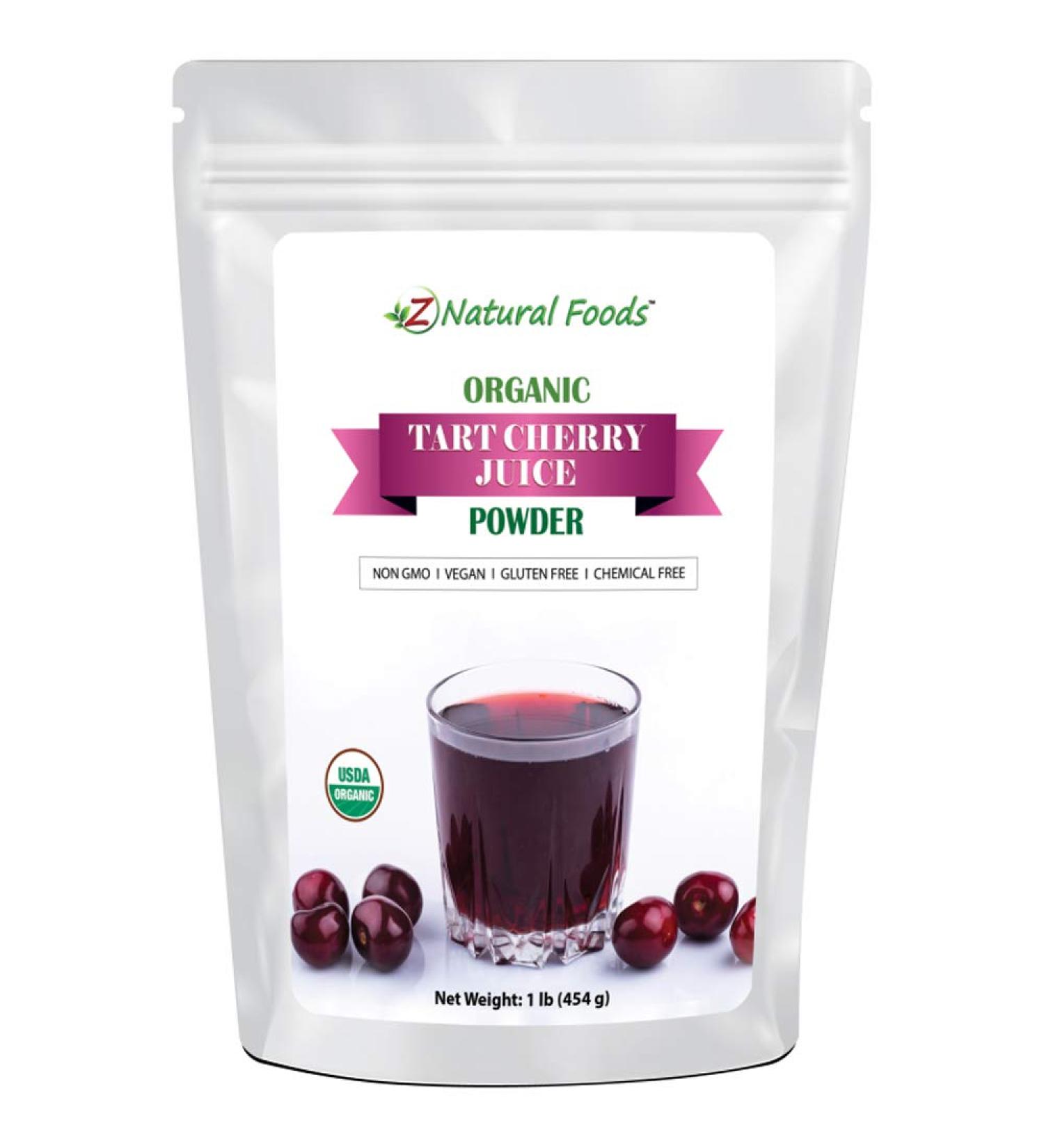 Organic Tart Cherry Juice Powder - Joint & Sleep Support Superfood Supplement - 1 lb (Pack of 1) | Non GMO, Gluten Free, Vegan, Kosher - Buy Online on GoSupps.com