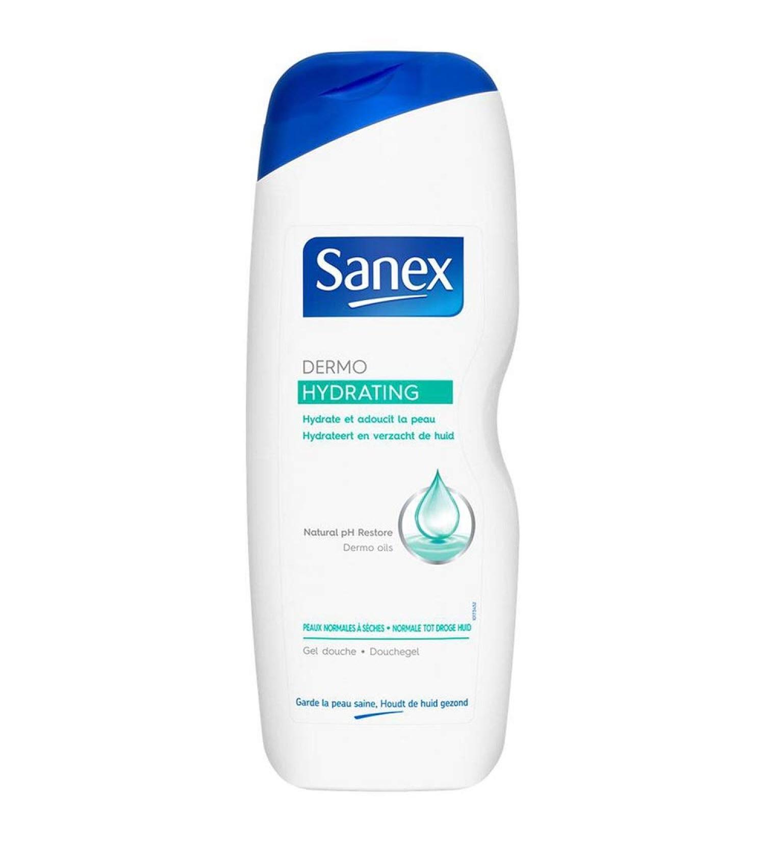 Sanex Sanex Dermo Hydrating Body Wash for Normal to Dry Skin 500ml (Pack of 6)