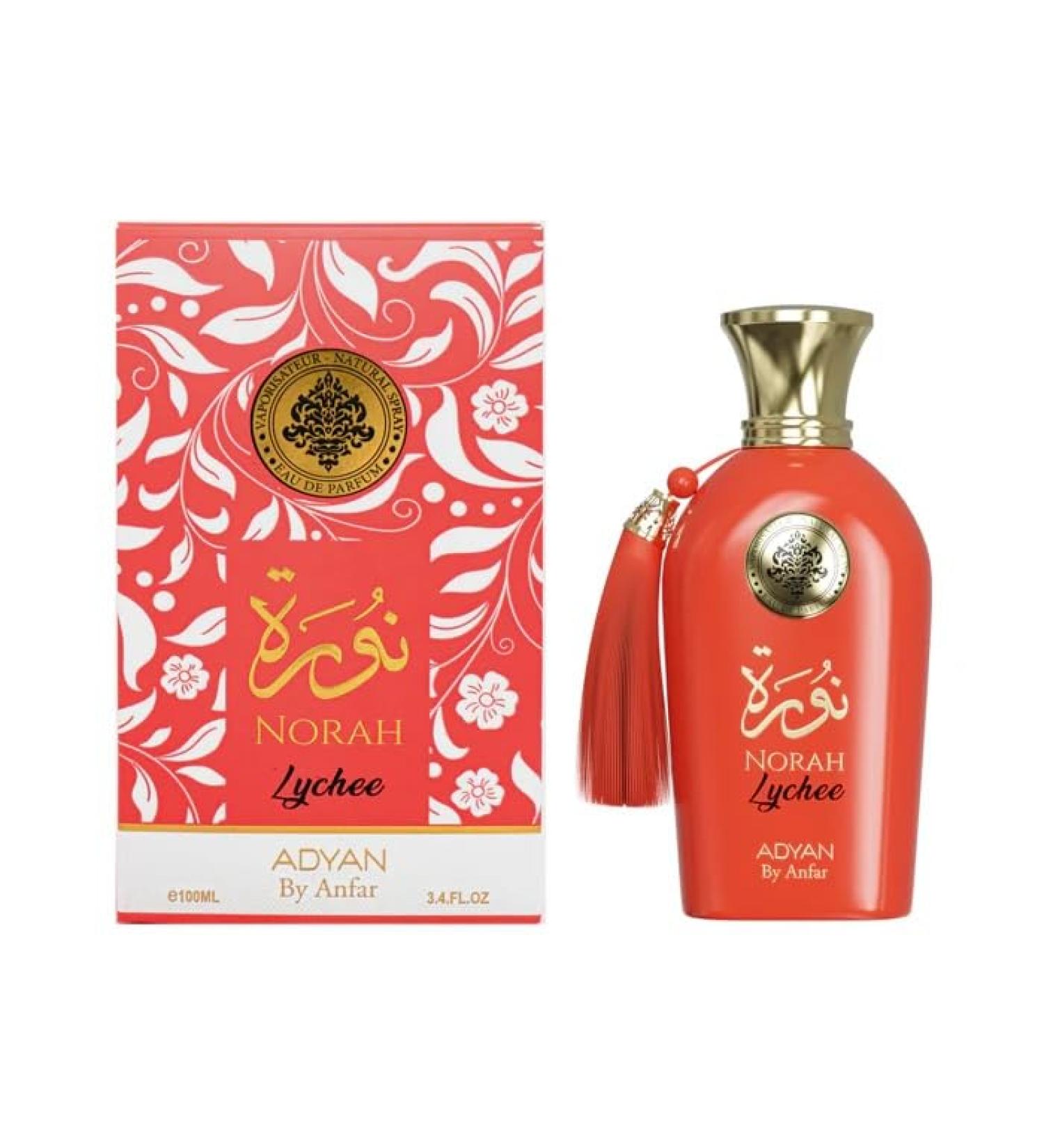 Norah Lychee Eau De Parfum For Women 100Ml 3.4Oz - Original Fragrance From Dubai with notes of Lychee Black Currant Red Apple - Buy Online on GoSupps.com