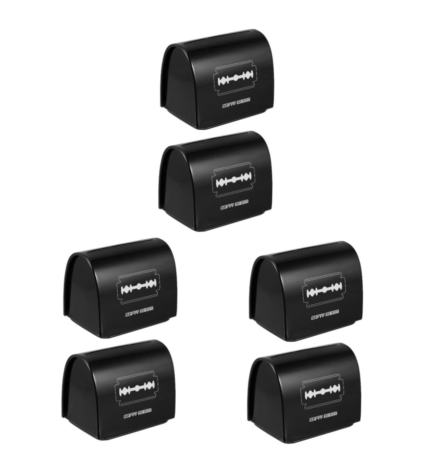 LALAFINA 6 STK Klinge Storage Box - Safe Blade Dispenser & Container for Razor Blades - Square Waste Holder & Suitcase Bracket - Durable Iron White Sheet - Buy Online on GoSupps.com