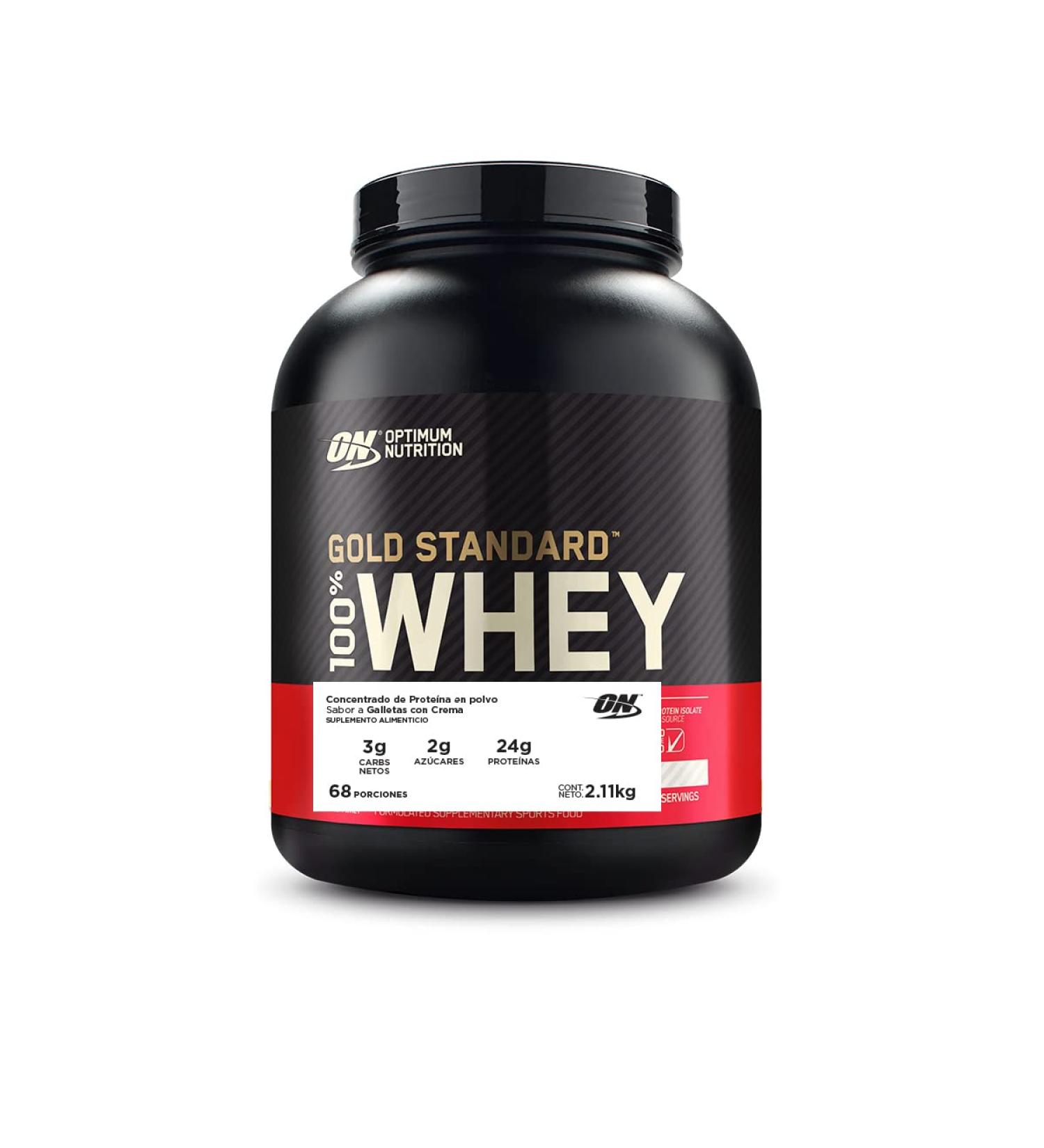 Optimum Nutrition 100% Whey Gold Standard Cookies and Cream 5 LB Buy Premium Protein Online - Buy Online on GoSupps.com