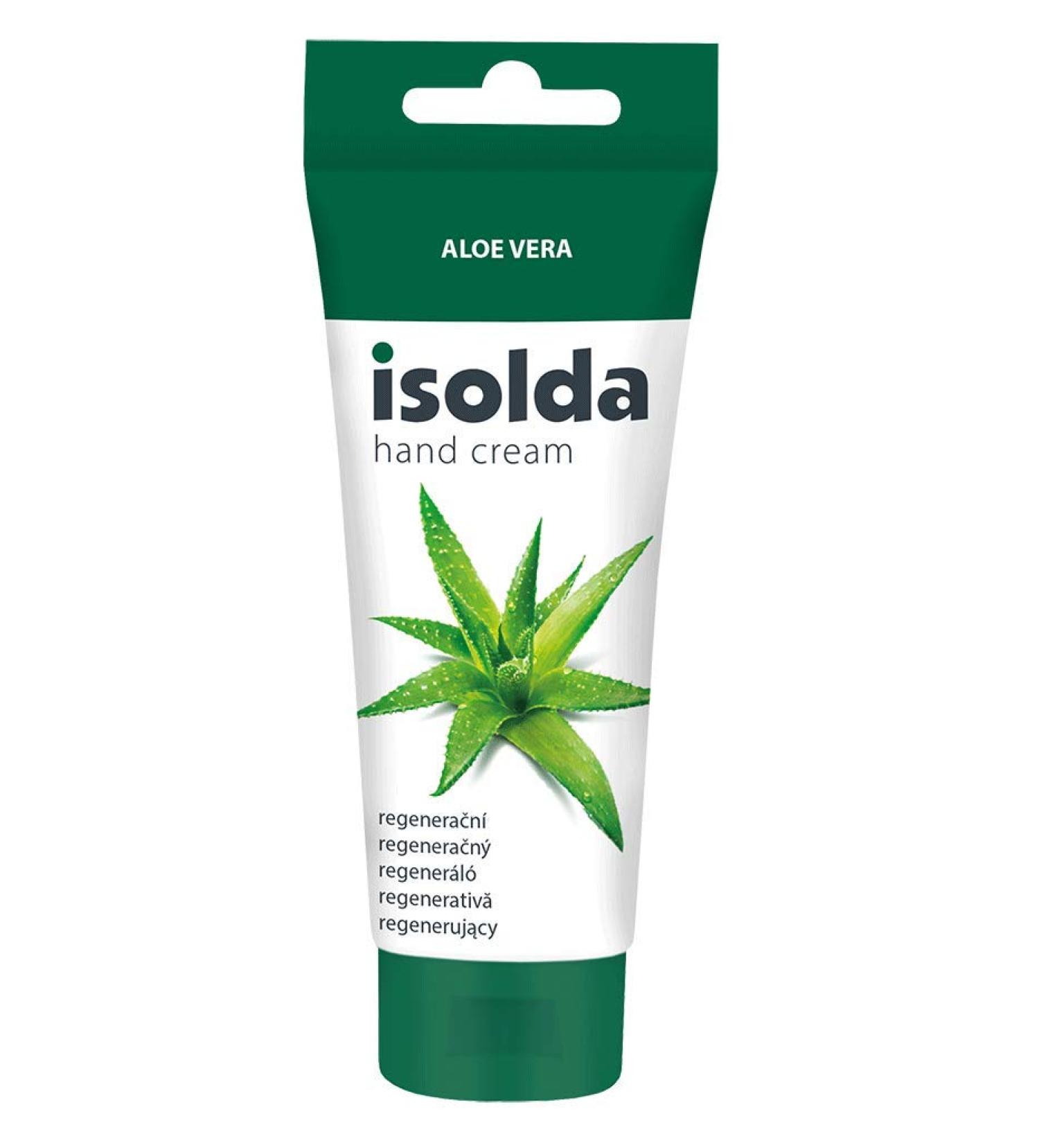 Isolda Hand Cream Aloe Vera with Panthenol 100 ml - regenerative - immediately absorbed care cream Hand Balm Hand Cream (1 piece)