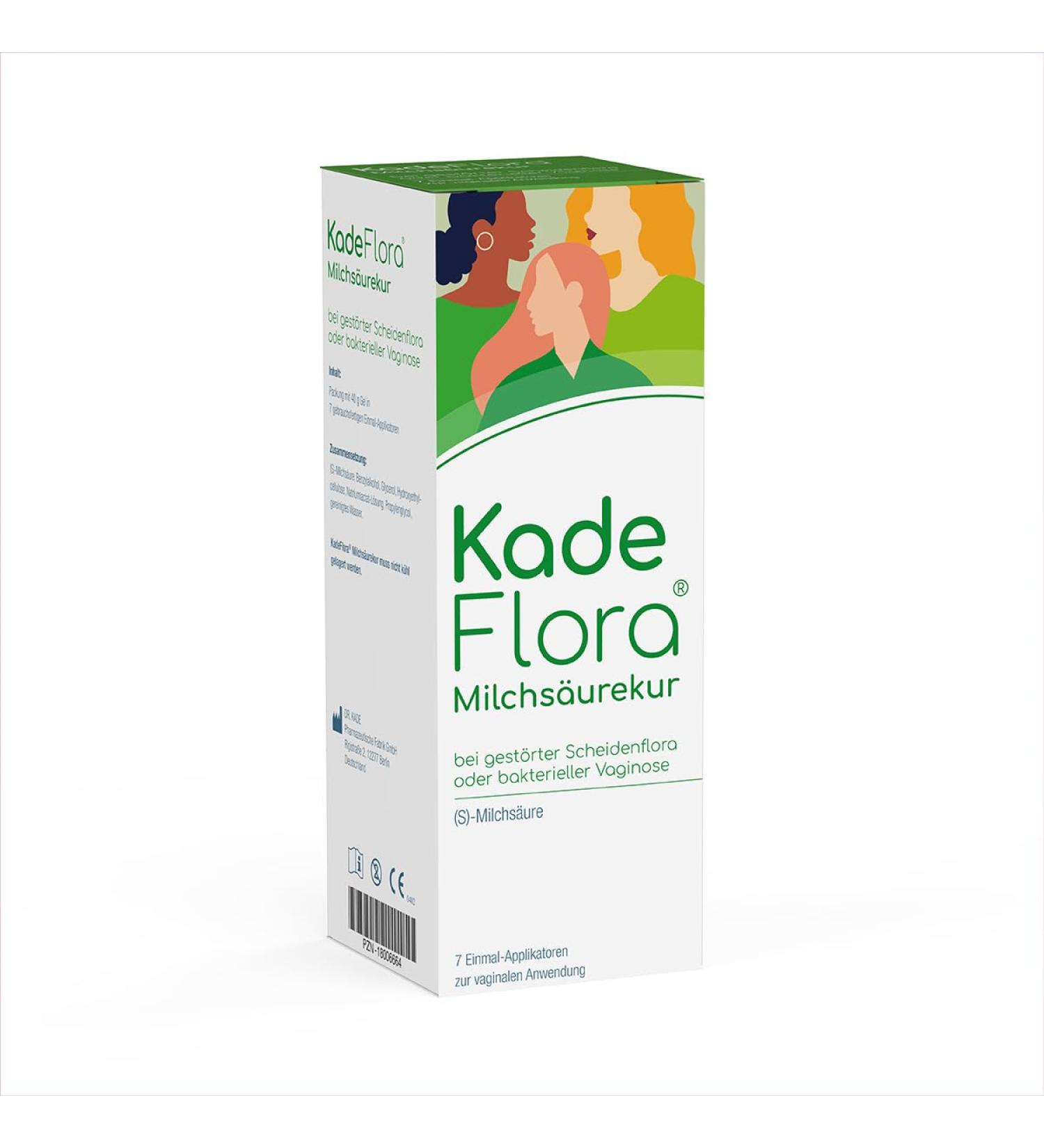 KadeFlora Lactic Acid Treatment - 7 Disposable Applicators for Vaginal Regeneration | International Shipping Available - Buy Online on GoSupps.com